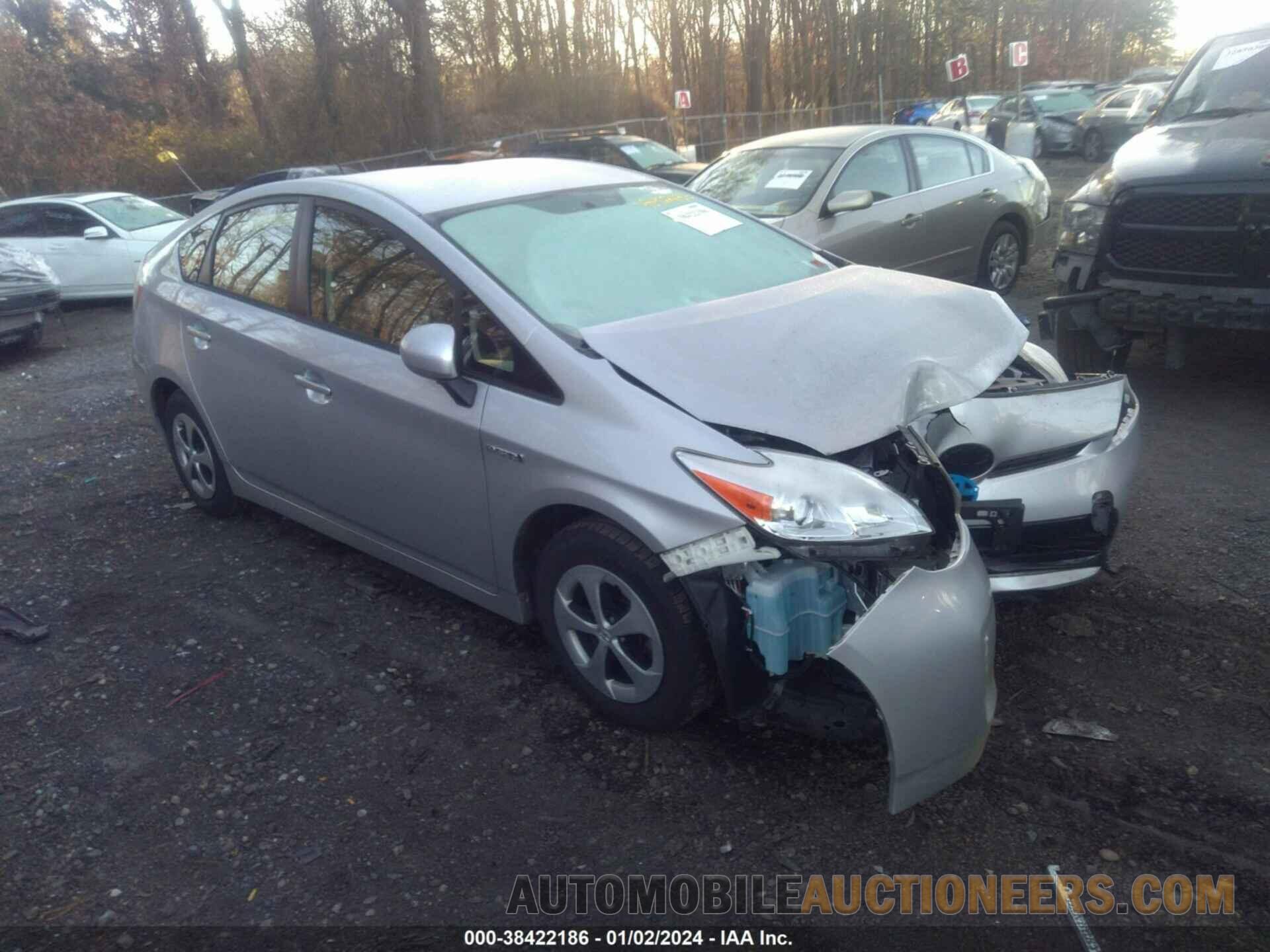 JTDKN3DU3F0455541 TOYOTA PRIUS 2015