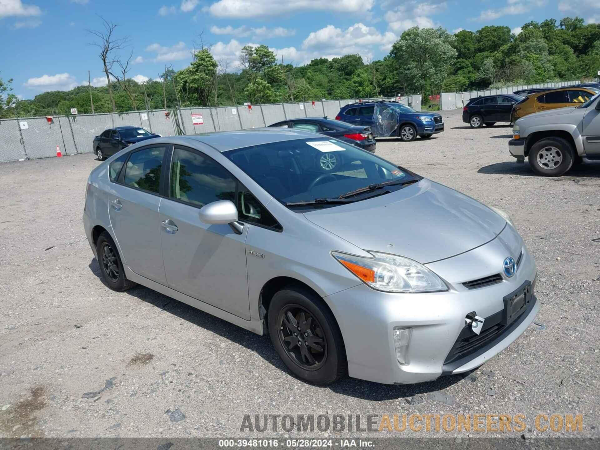 JTDKN3DU3F0459301 TOYOTA PRIUS 2015