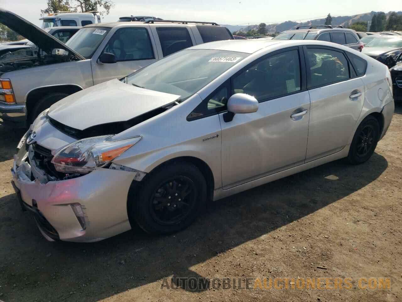 JTDKN3DU3F0481895 TOYOTA PRIUS 2015