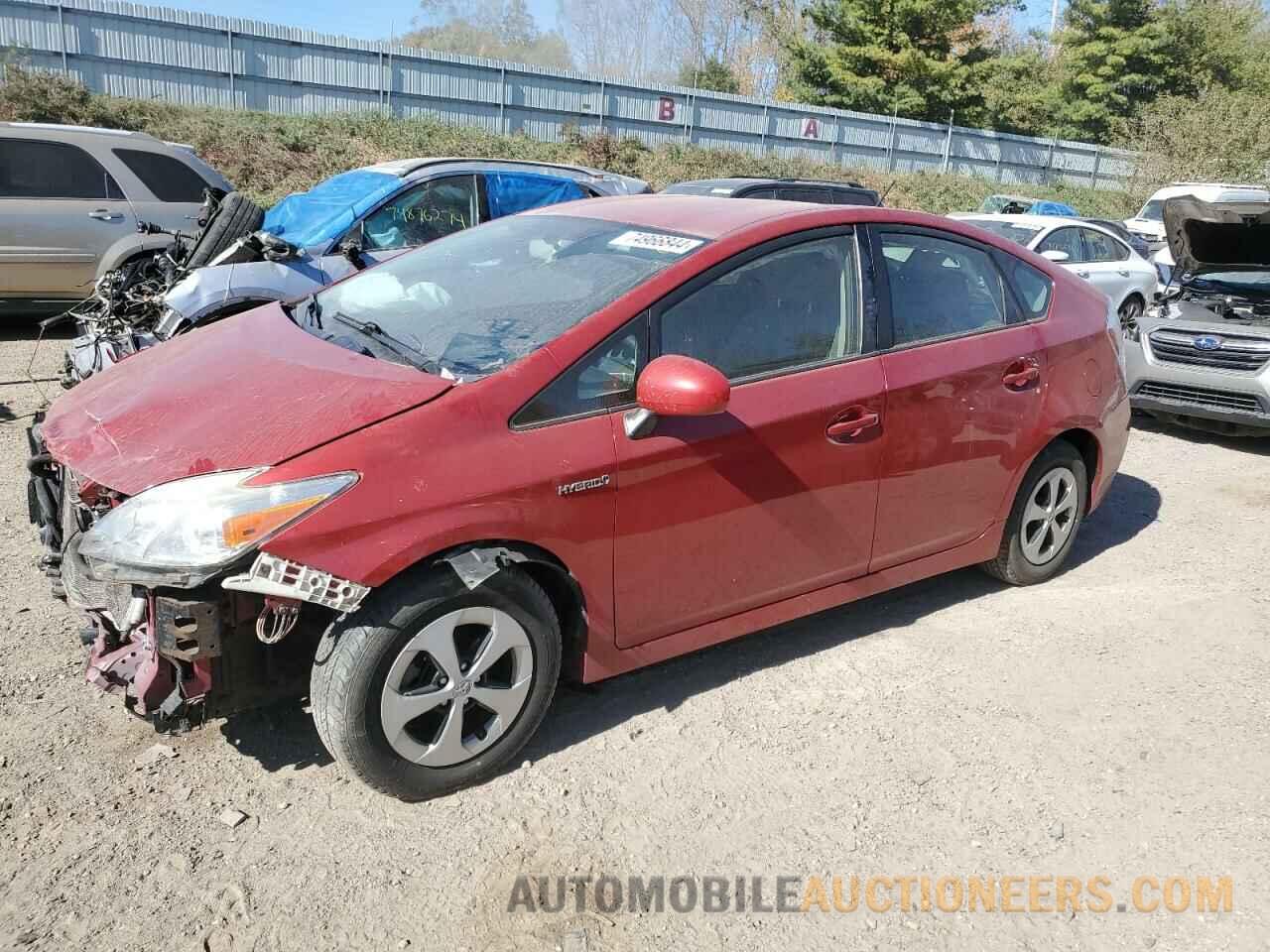 JTDKN3DU3F0482223 TOYOTA PRIUS 2015