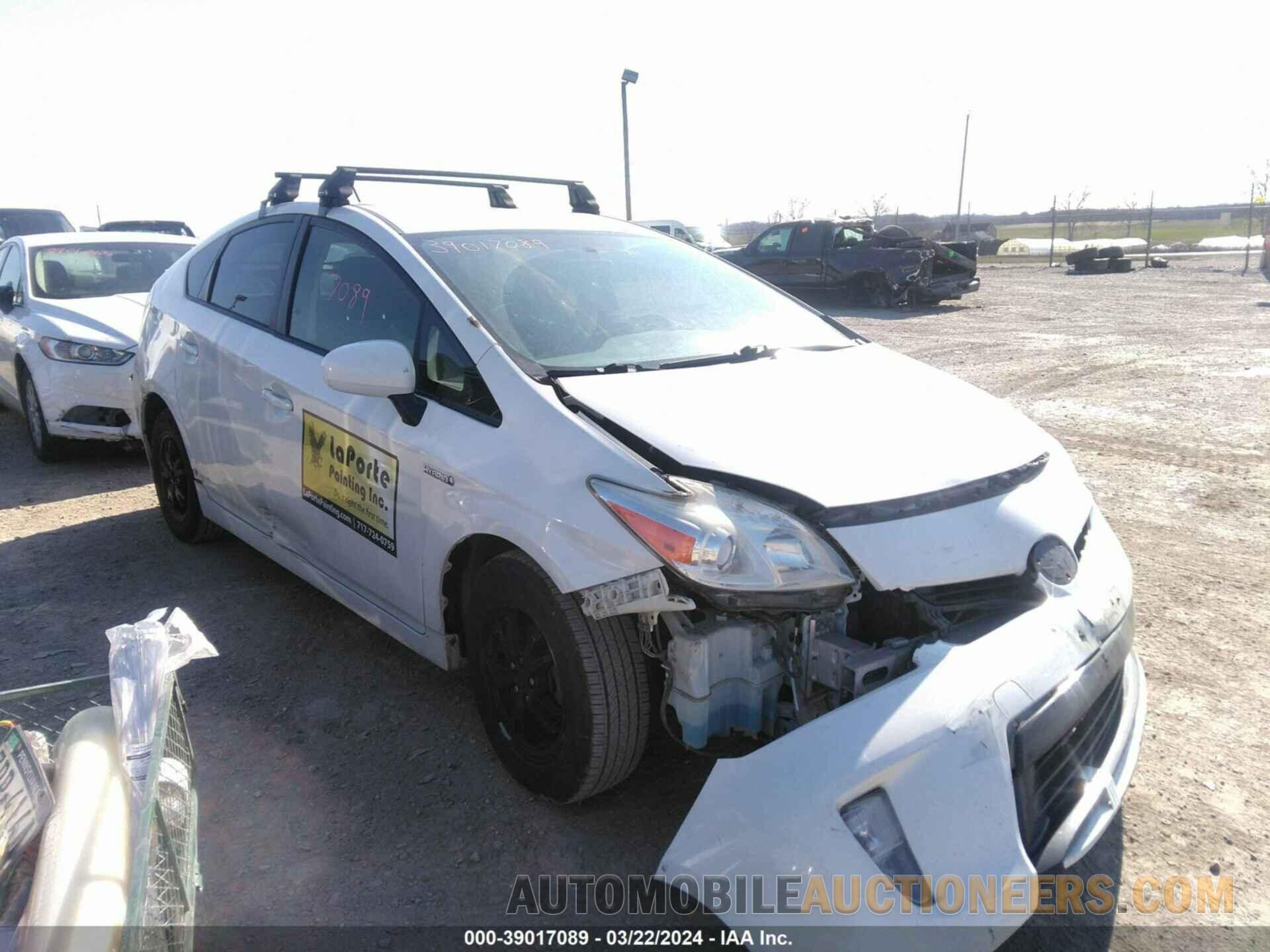 JTDKN3DU3F1869719 TOYOTA PRIUS 2015