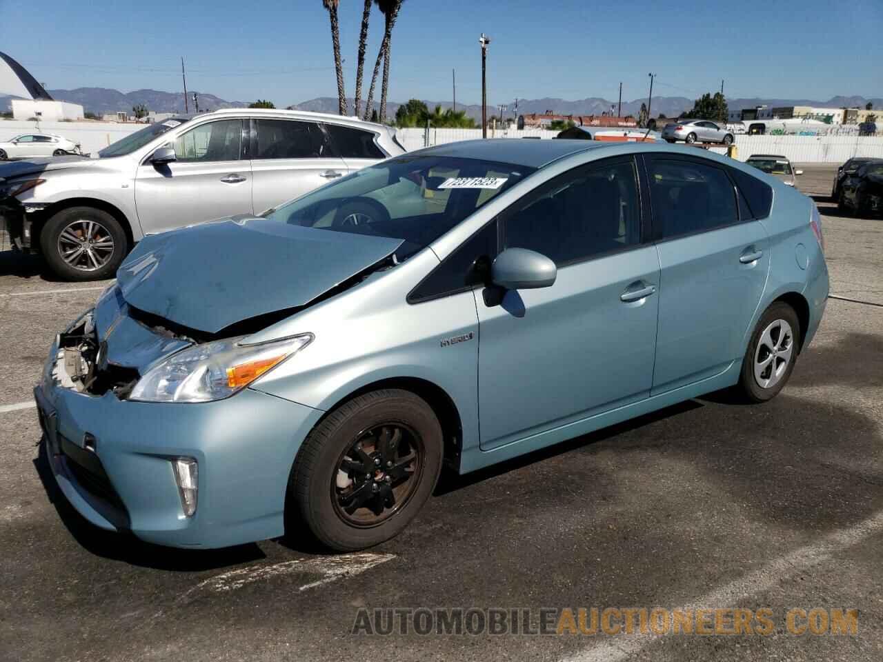 JTDKN3DU3F1874130 TOYOTA PRIUS 2015