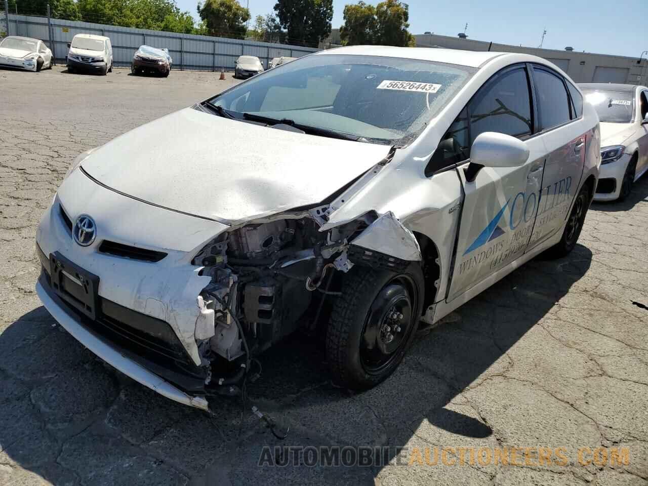 JTDKN3DU3F1884298 TOYOTA PRIUS 2015