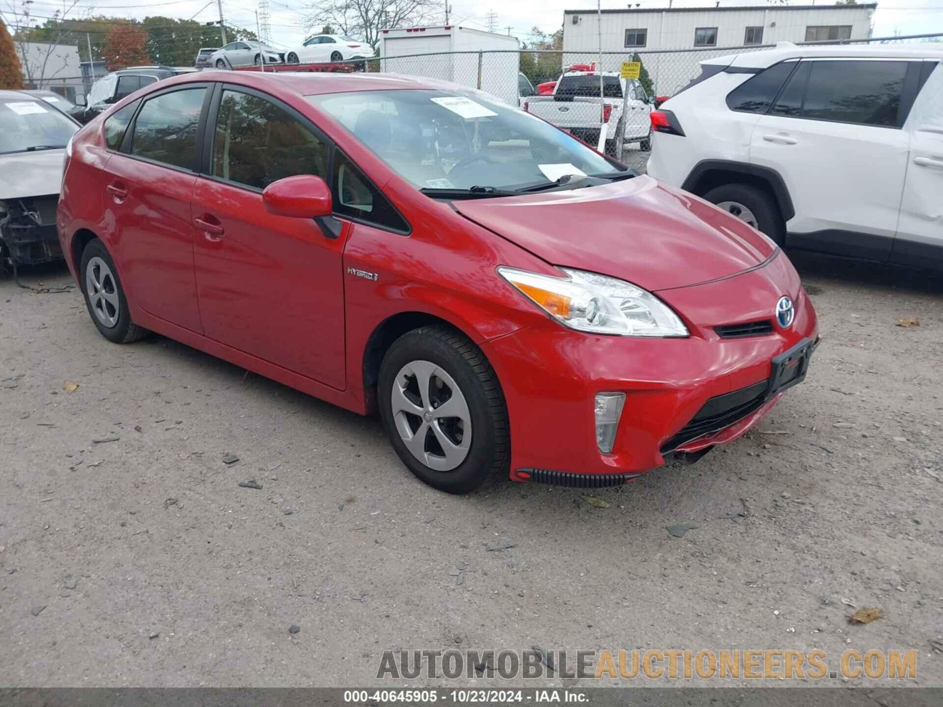 JTDKN3DU3F1889114 TOYOTA PRIUS 2015