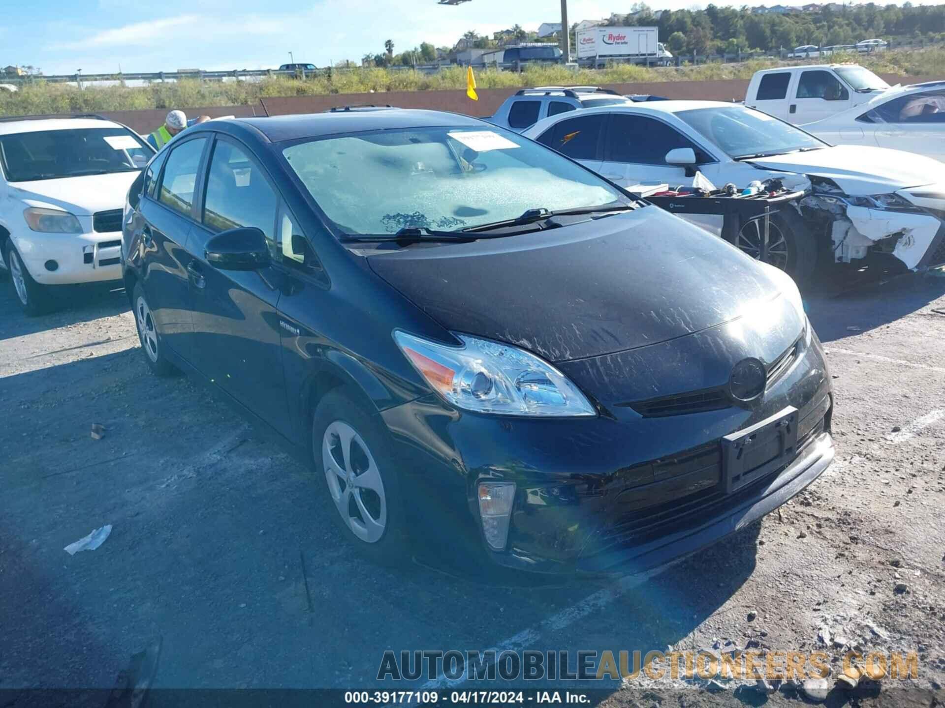 JTDKN3DU3F1895219 TOYOTA PRIUS 2015