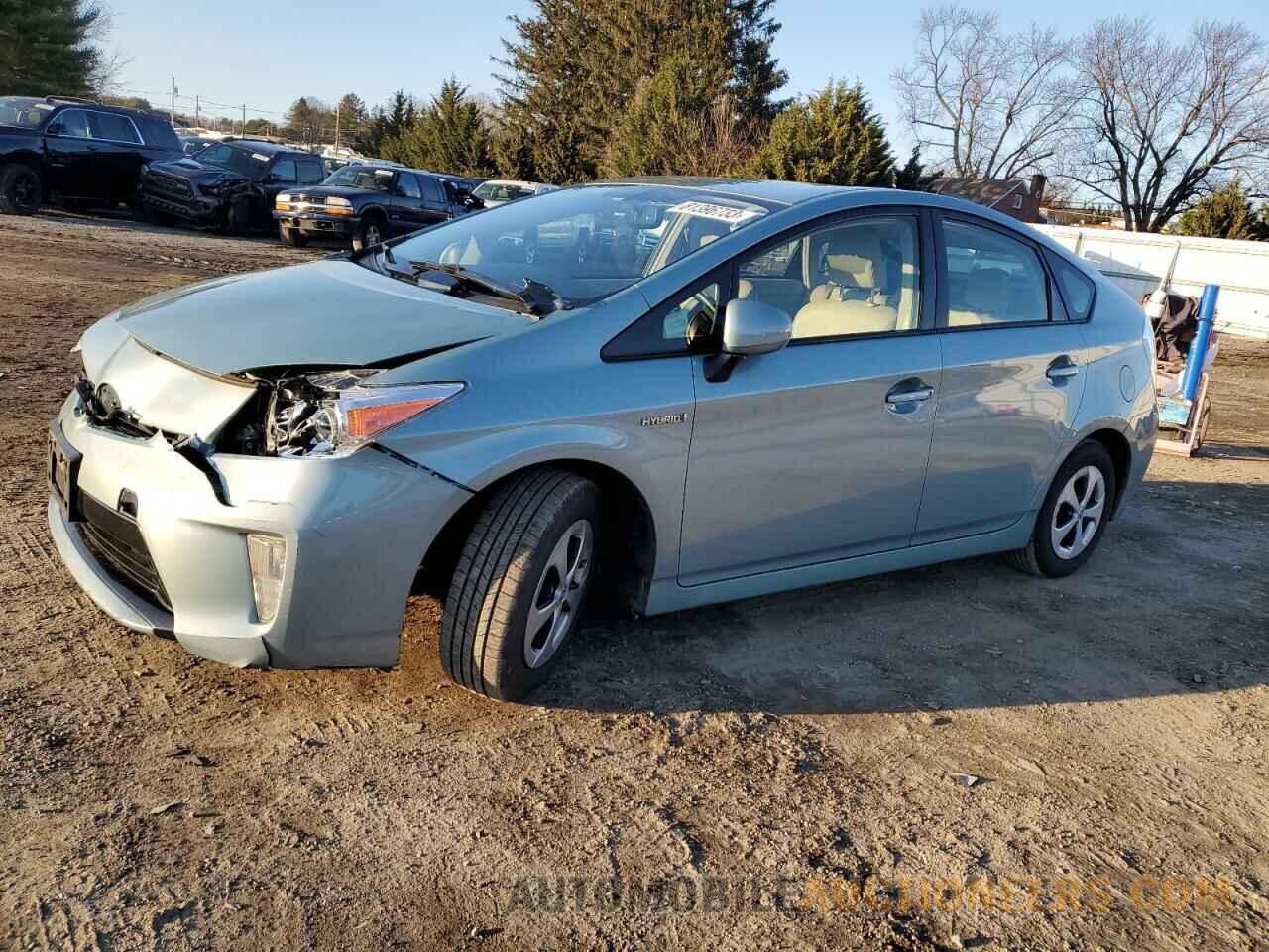 JTDKN3DU3F1901892 TOYOTA PRIUS 2015