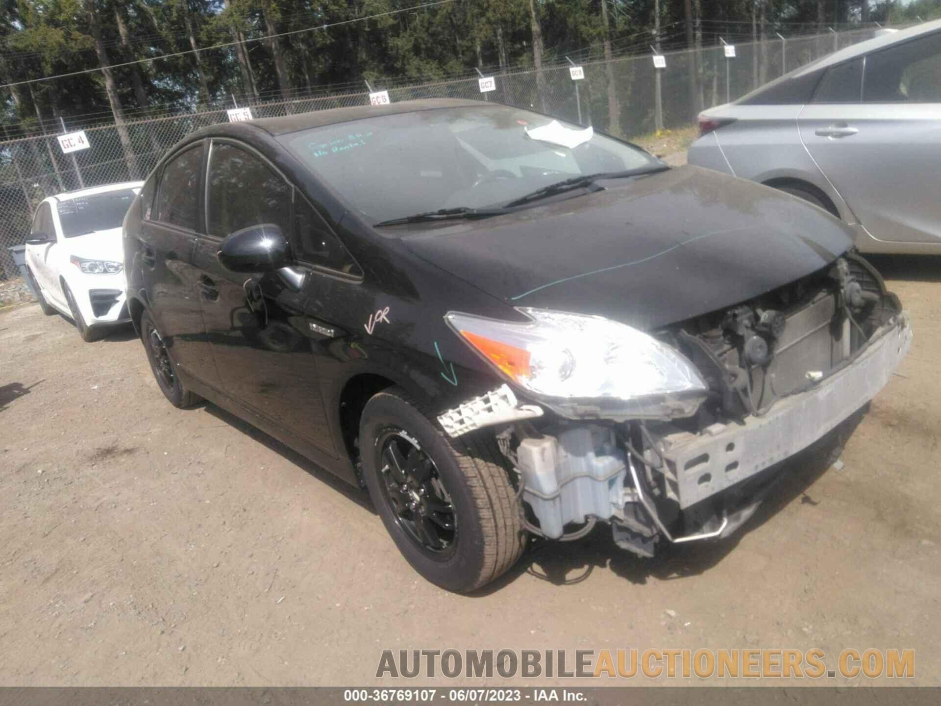 JTDKN3DU3F1909314 TOYOTA PRIUS 2015