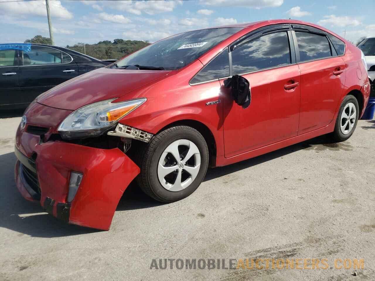 JTDKN3DU3F1912570 TOYOTA PRIUS 2015