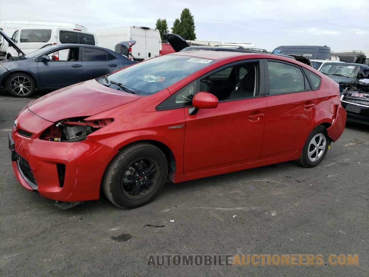 JTDKN3DU3F1923844 TOYOTA PRIUS 2015