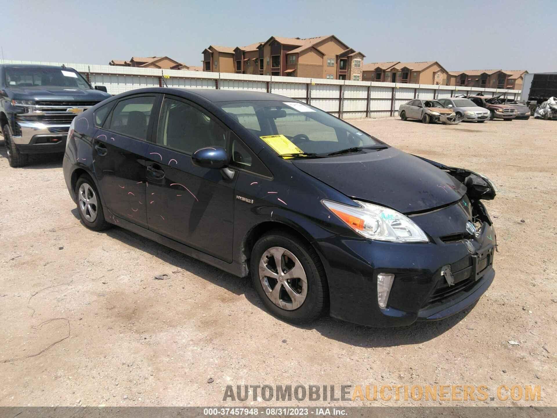 JTDKN3DU3F1928901 TOYOTA PRIUS 2015