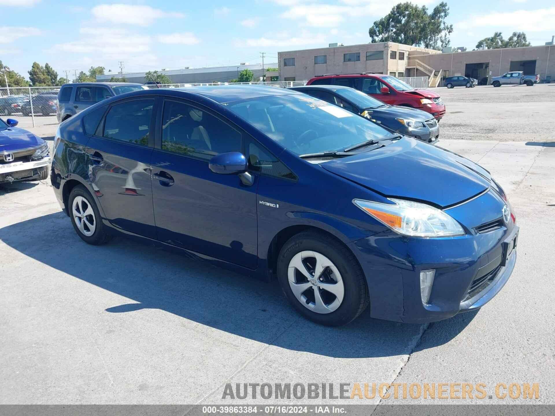 JTDKN3DU3F1972171 TOYOTA PRIUS 2015