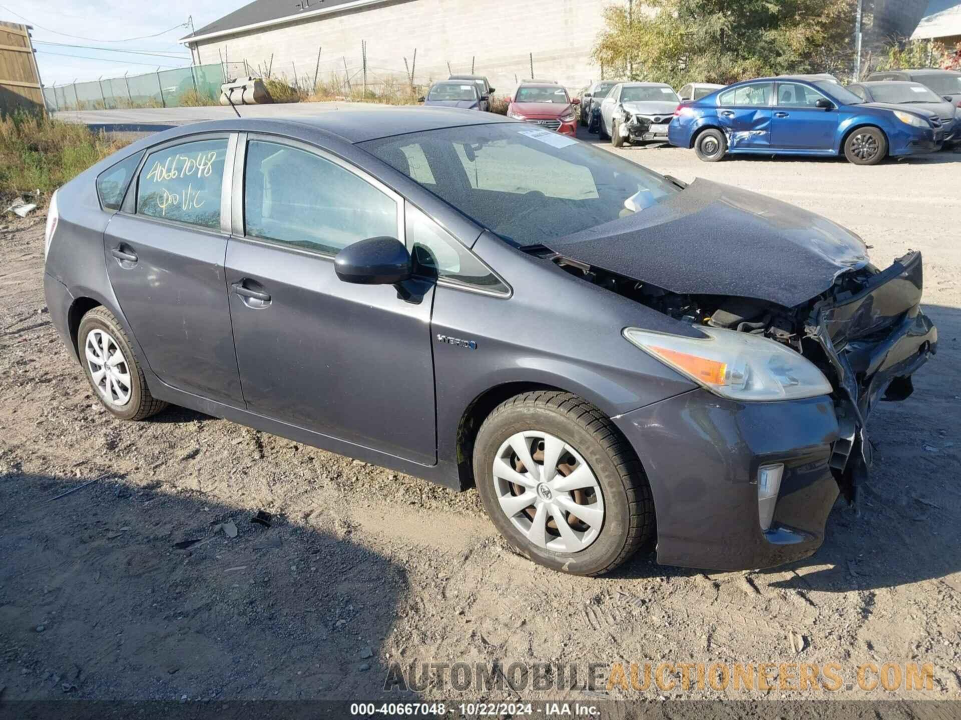 JTDKN3DU4B0252779 TOYOTA PRIUS 2011