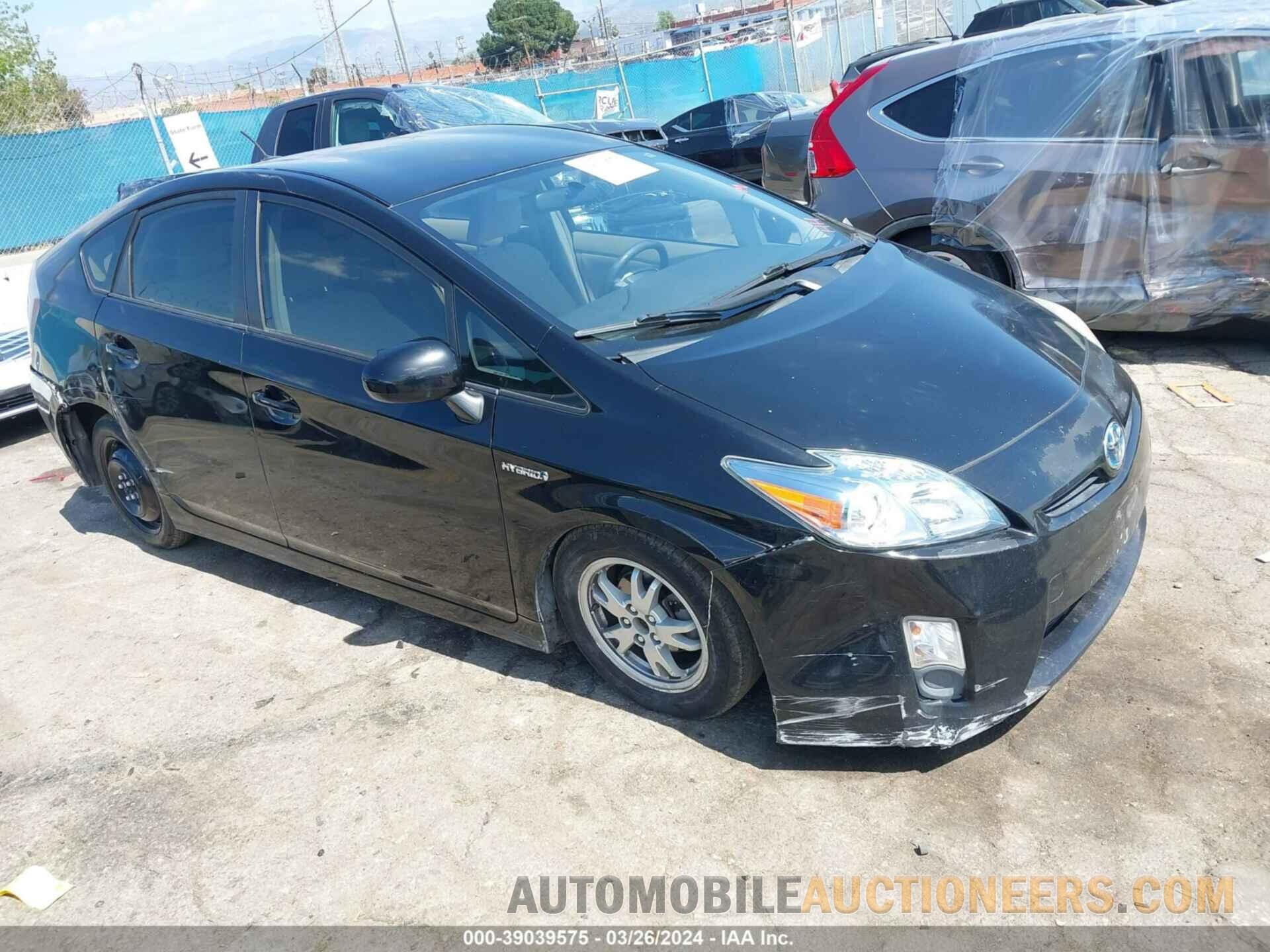 JTDKN3DU4B0262454 TOYOTA PRIUS 2011