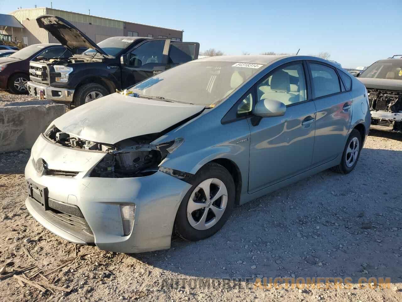 JTDKN3DU4C1483953 TOYOTA PRIUS 2012