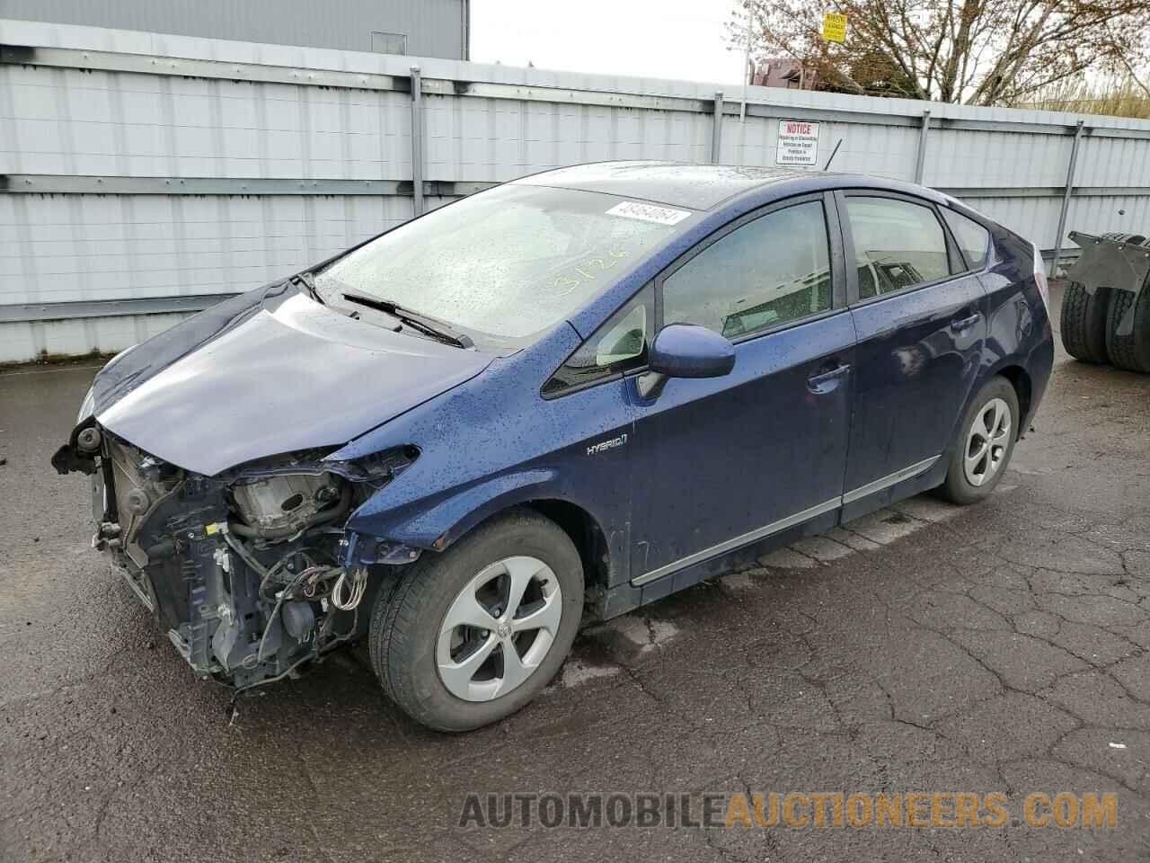 JTDKN3DU4C1567514 TOYOTA PRIUS 2012