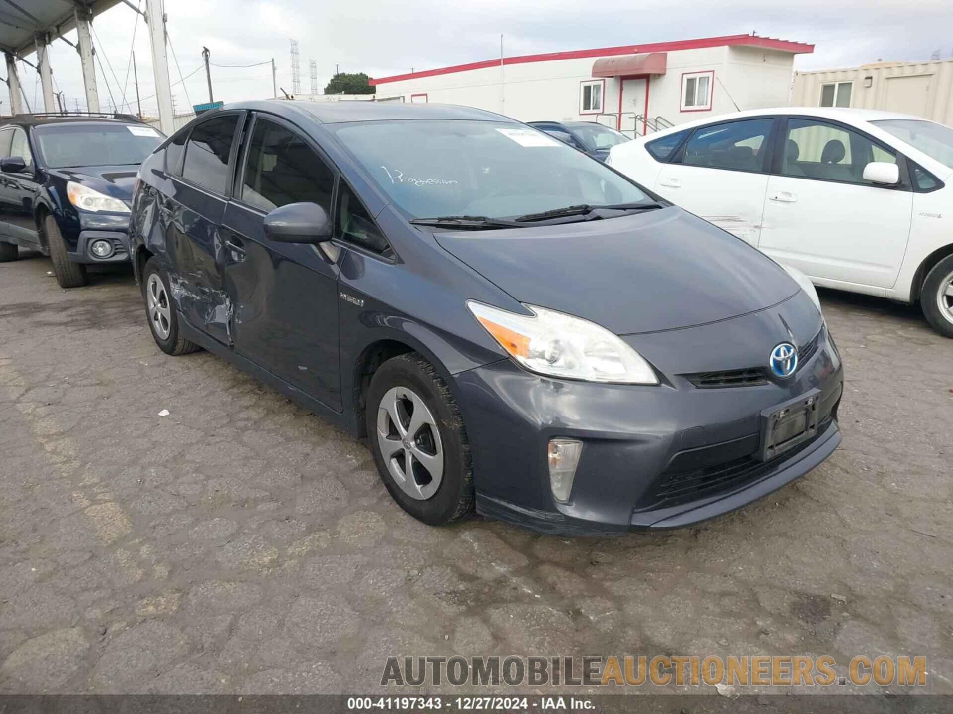 JTDKN3DU4C1615187 TOYOTA PRIUS 2012