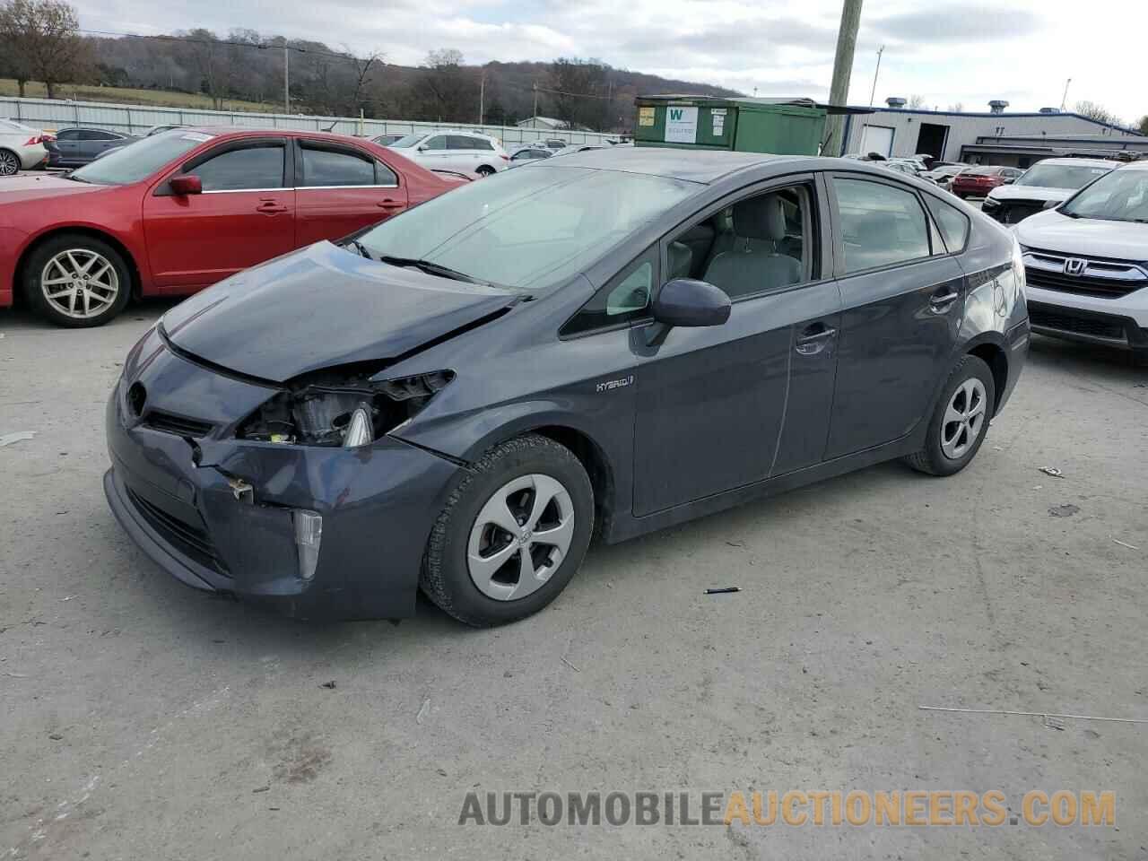 JTDKN3DU4C5379021 TOYOTA PRIUS 2012