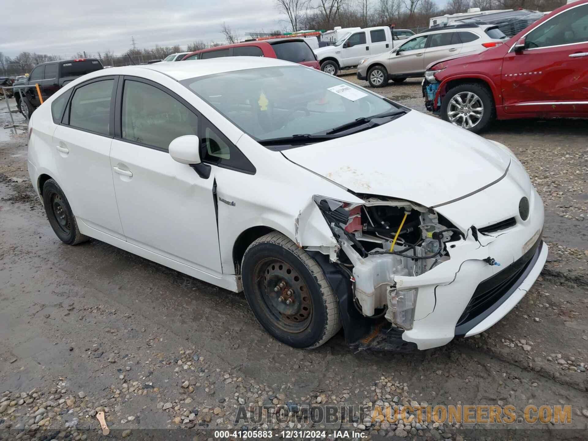 JTDKN3DU4C5457832 TOYOTA PRIUS 2012