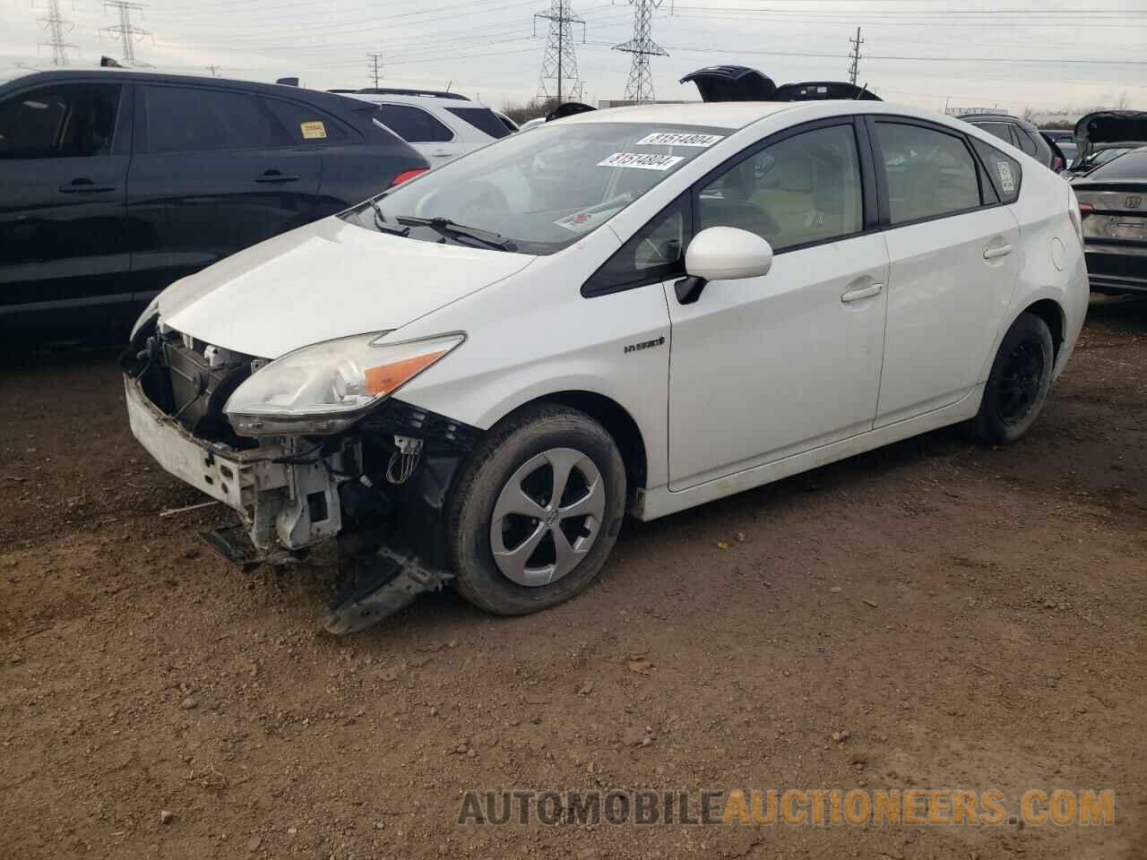 JTDKN3DU4C5518709 TOYOTA PRIUS 2012