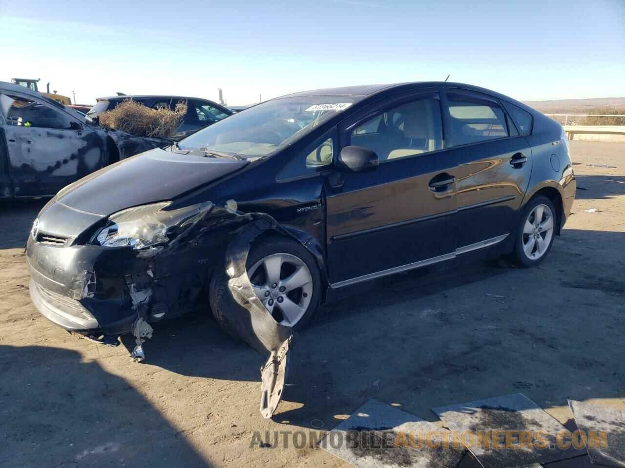 JTDKN3DU4C5520170 TOYOTA PRIUS 2012