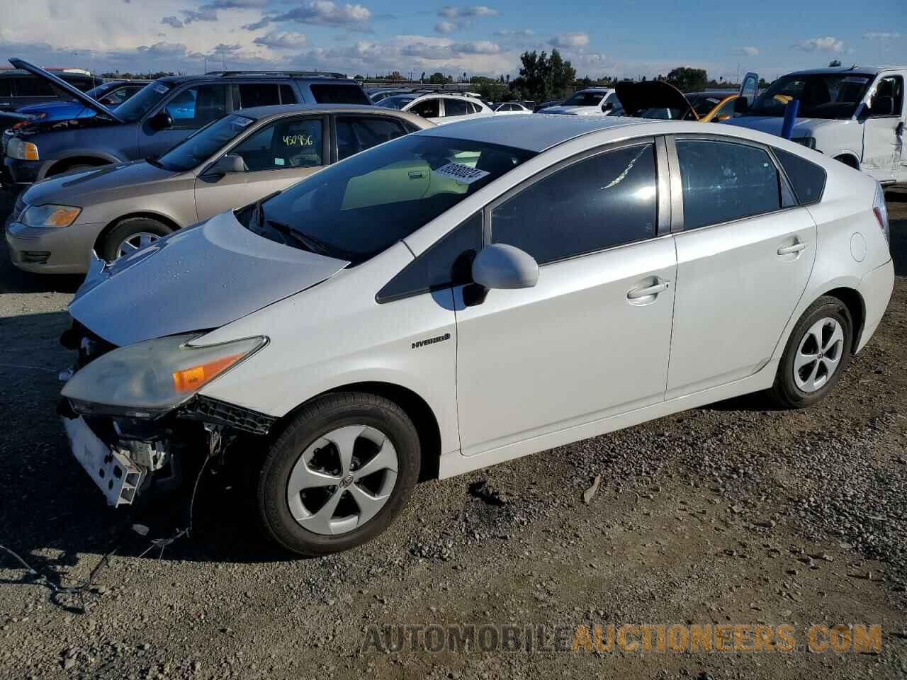 JTDKN3DU4D0337852 TOYOTA PRIUS 2013