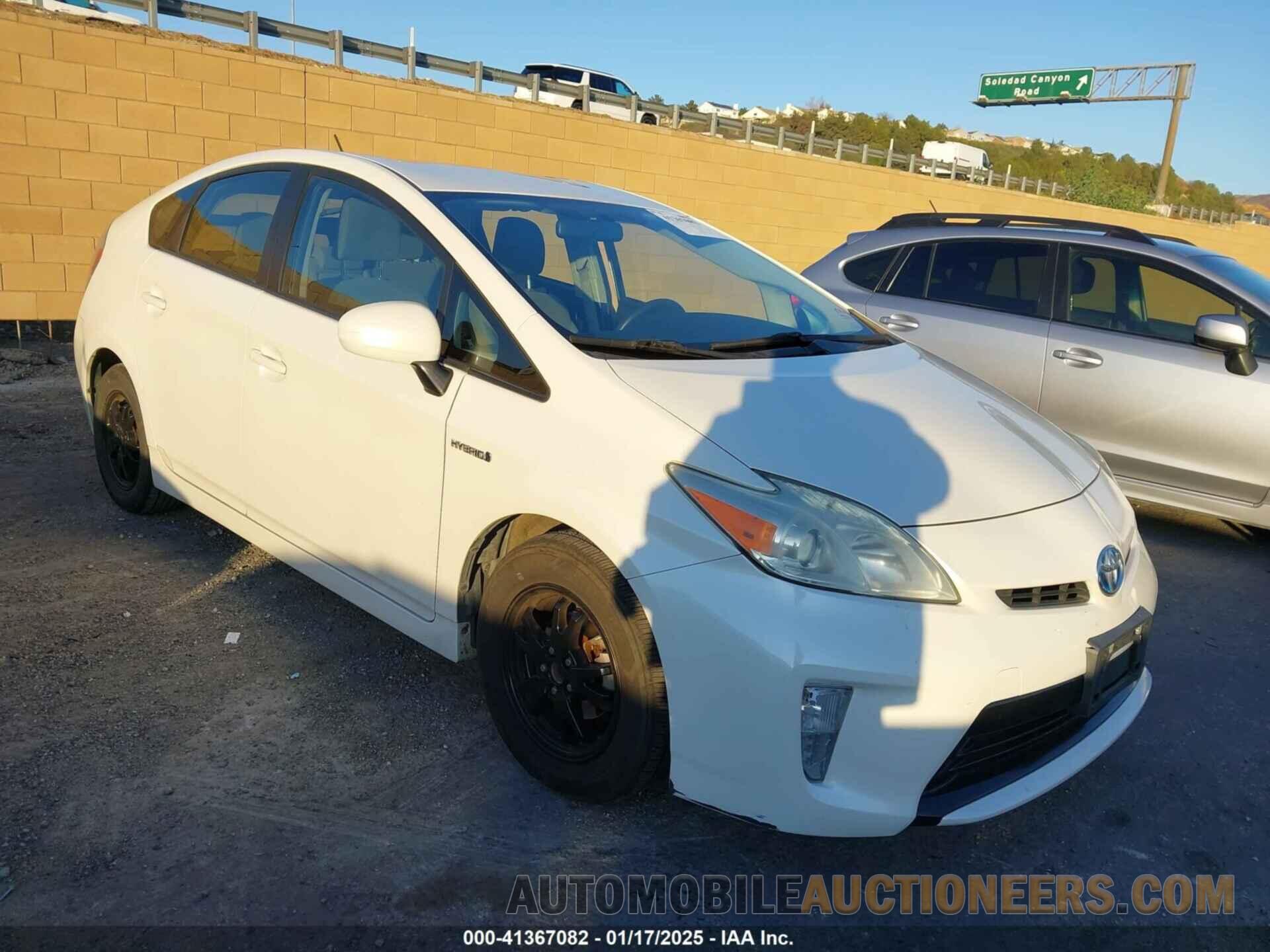 JTDKN3DU4D5592391 TOYOTA PRIUS 2013