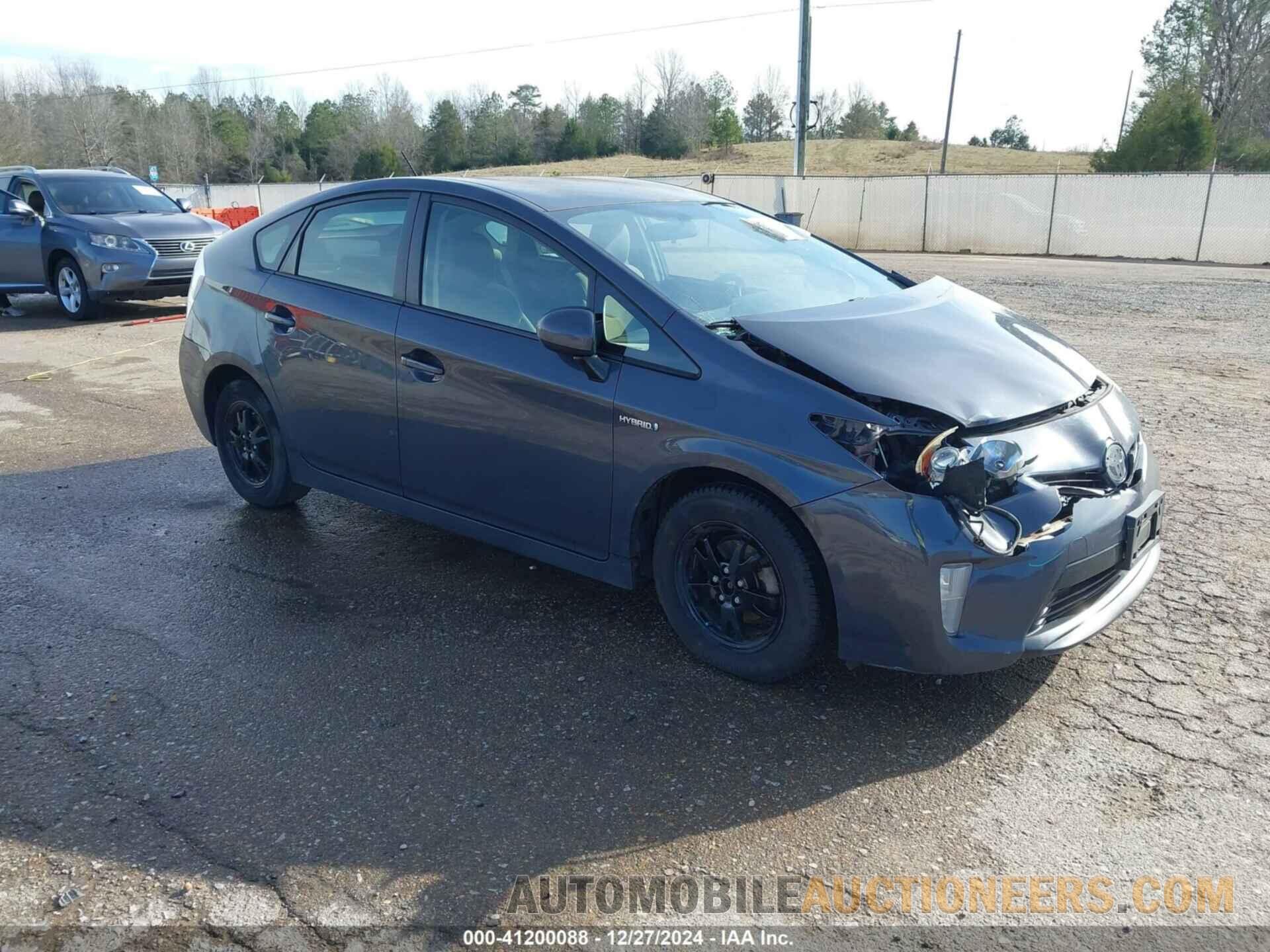 JTDKN3DU4D5659233 TOYOTA PRIUS 2013