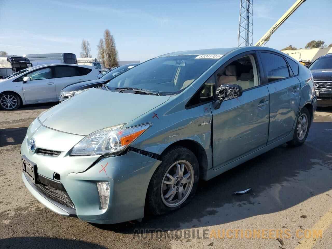 JTDKN3DU4D5666893 TOYOTA PRIUS 2013