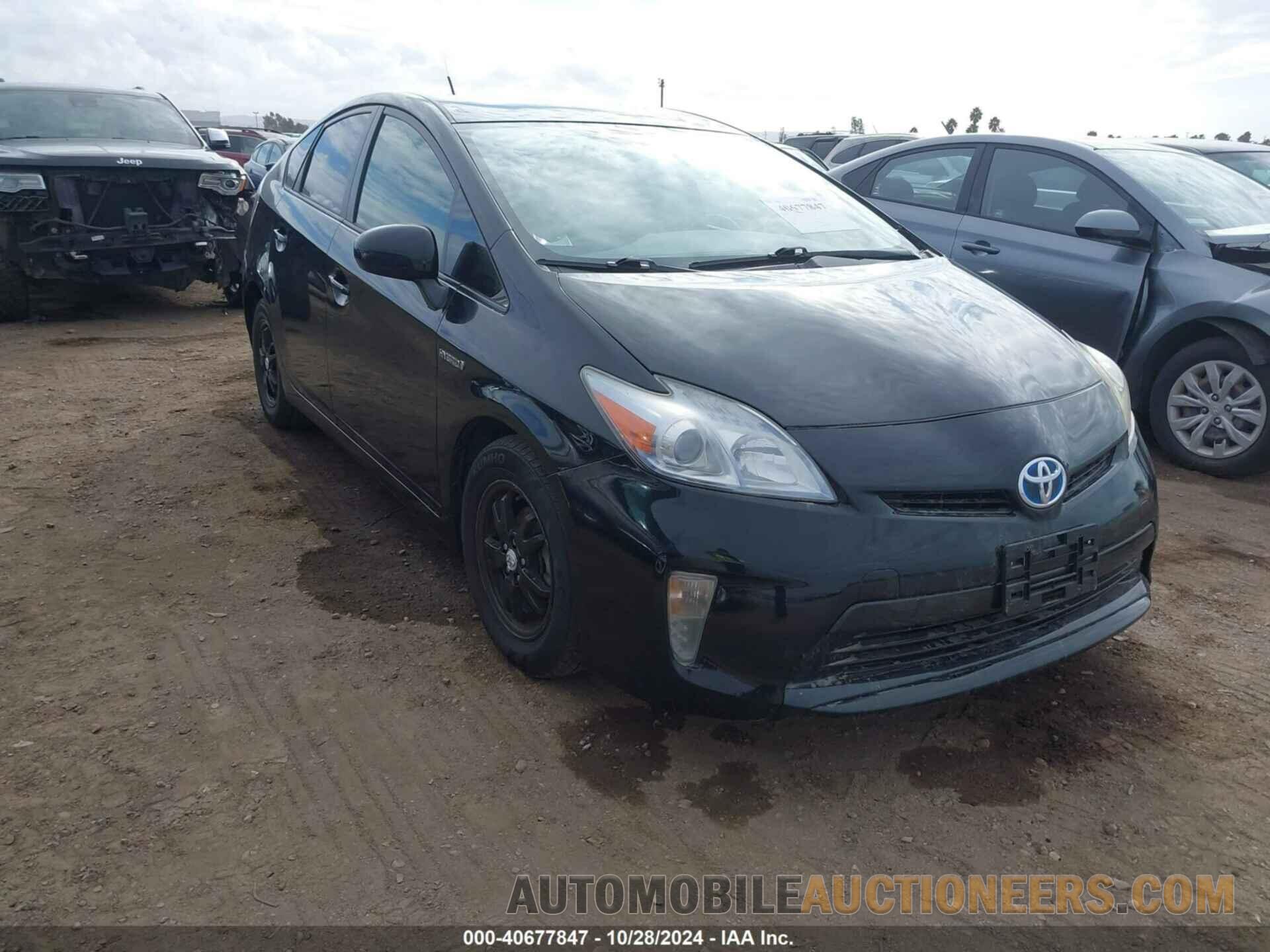 JTDKN3DU4E0393100 TOYOTA PRIUS 2014