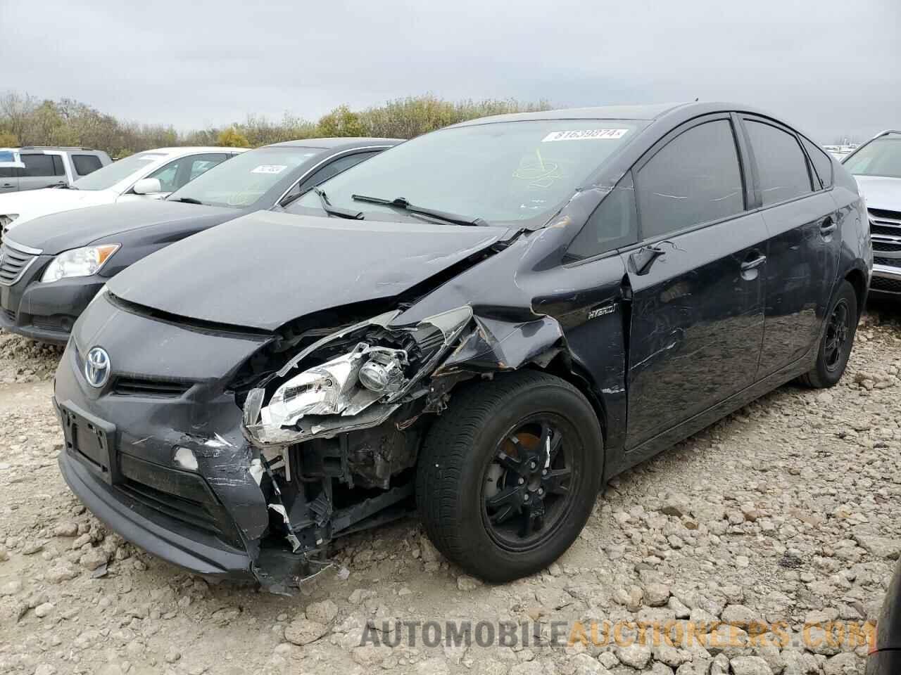 JTDKN3DU4E1745957 TOYOTA PRIUS 2014