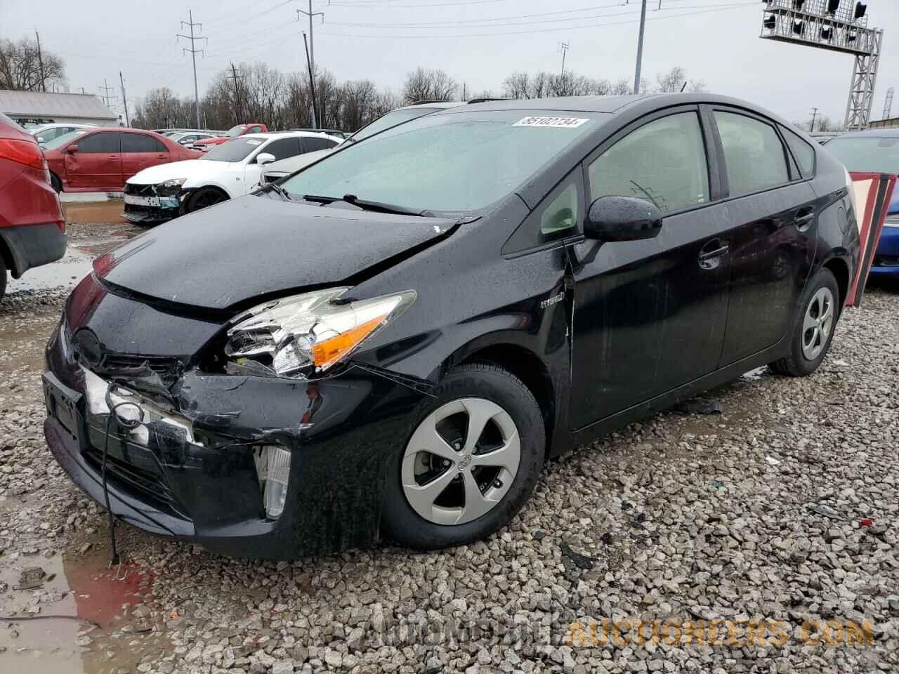 JTDKN3DU4E1752441 TOYOTA PRIUS 2014