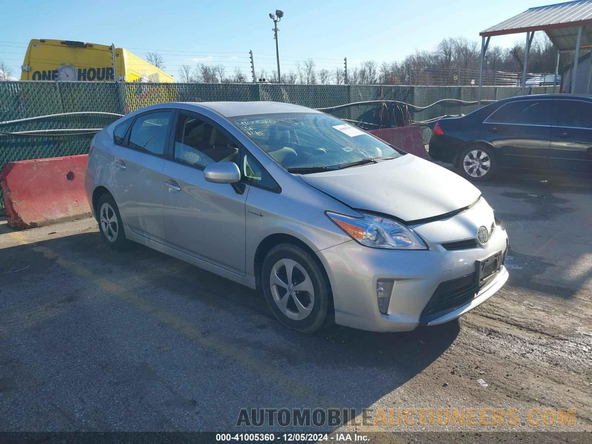 JTDKN3DU4E1759891 TOYOTA PRIUS 2014