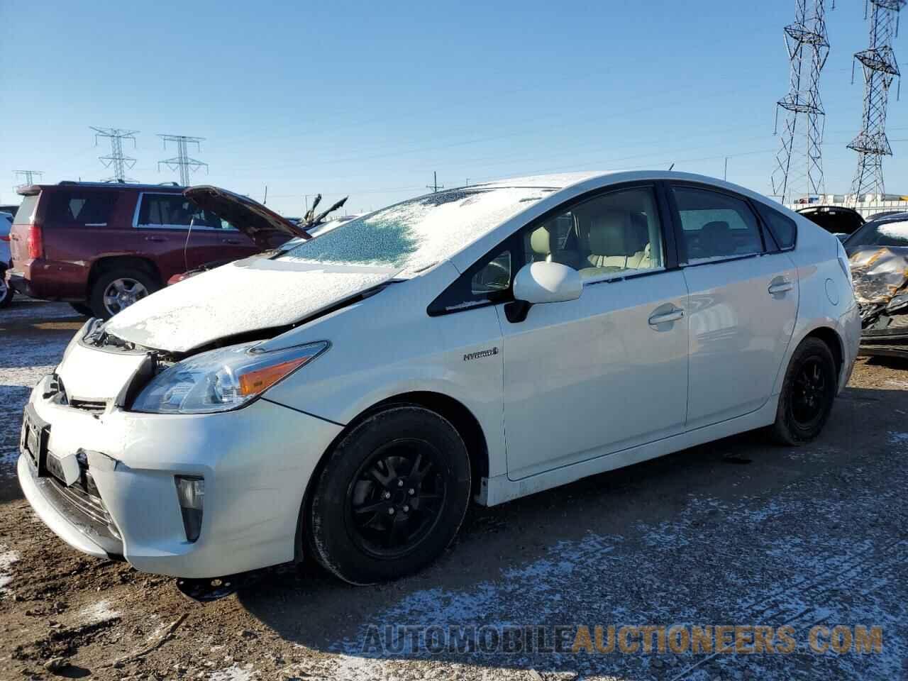 JTDKN3DU4E1762385 TOYOTA PRIUS 2014