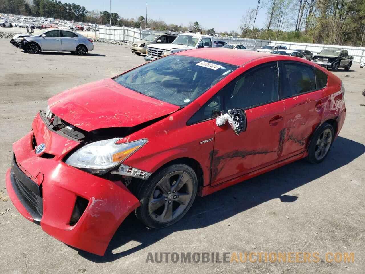 JTDKN3DU4F0424136 TOYOTA PRIUS 2015