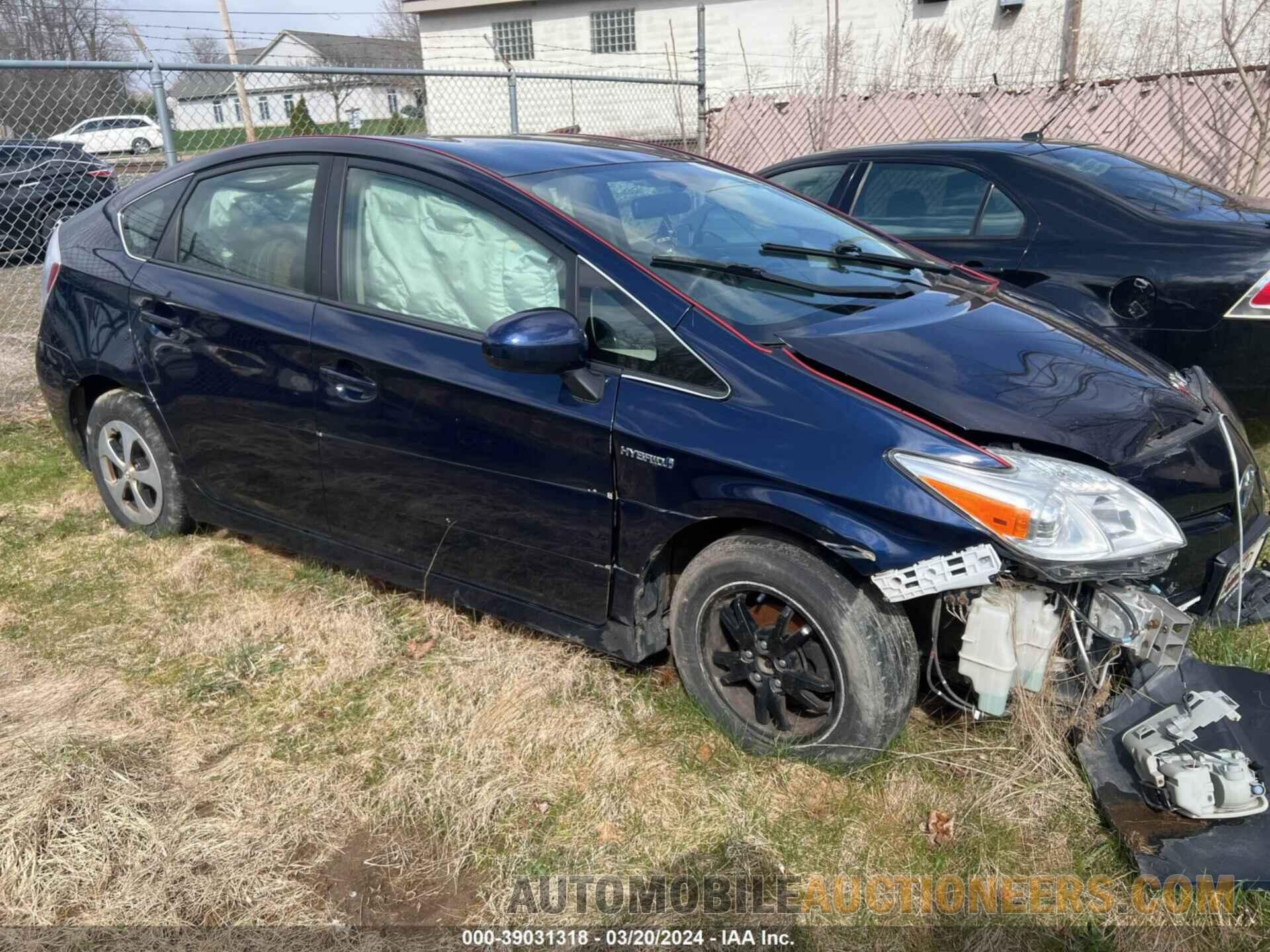 JTDKN3DU4F0444578 TOYOTA PRIUS 2015