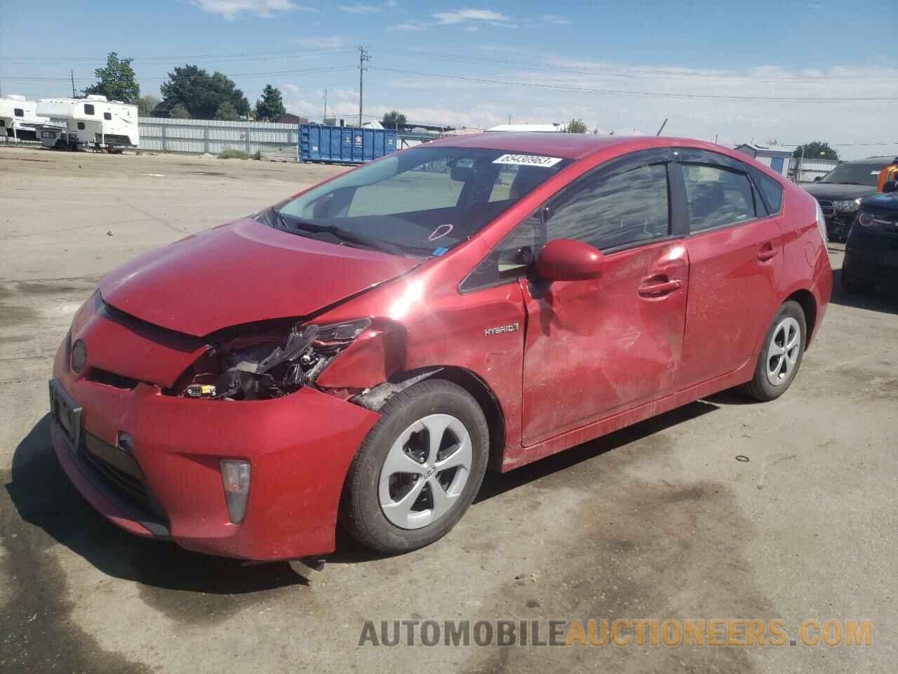 JTDKN3DU4F0447545 TOYOTA PRIUS 2015