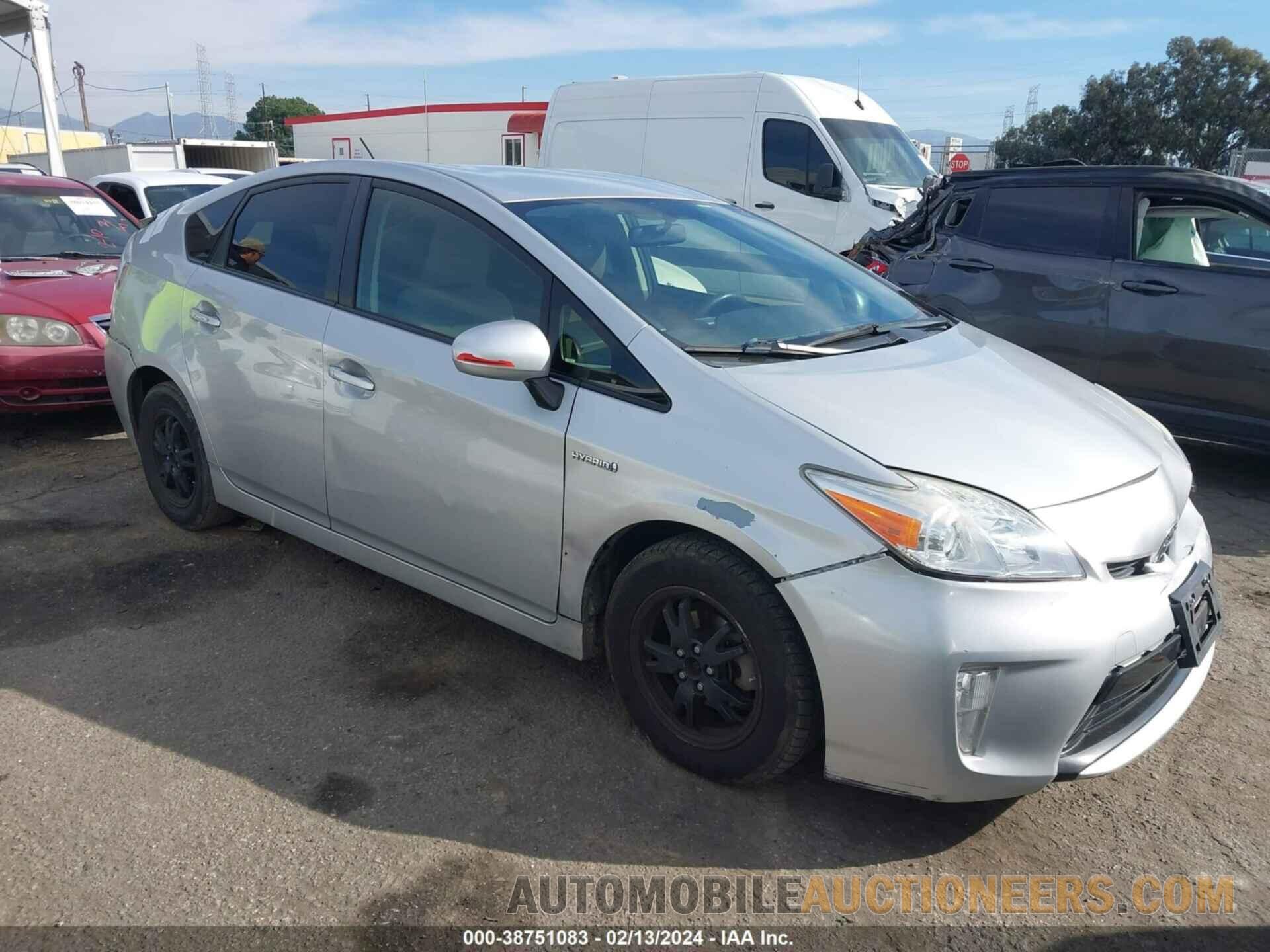 JTDKN3DU4F0448291 TOYOTA PRIUS 2015