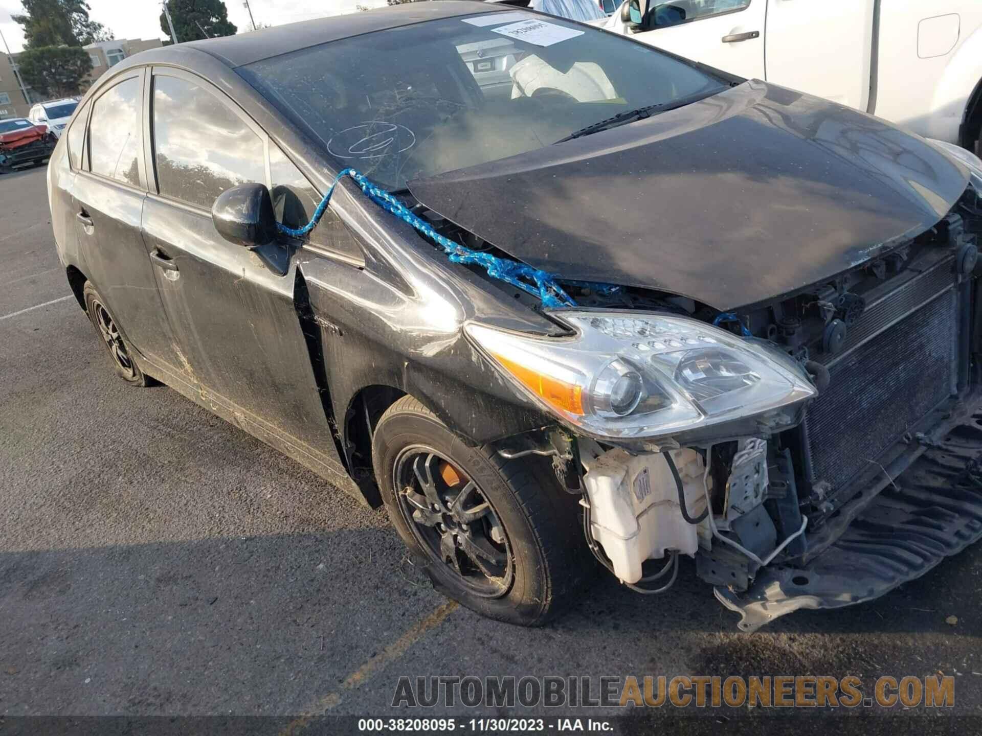 JTDKN3DU4F0454284 TOYOTA PRIUS 2015