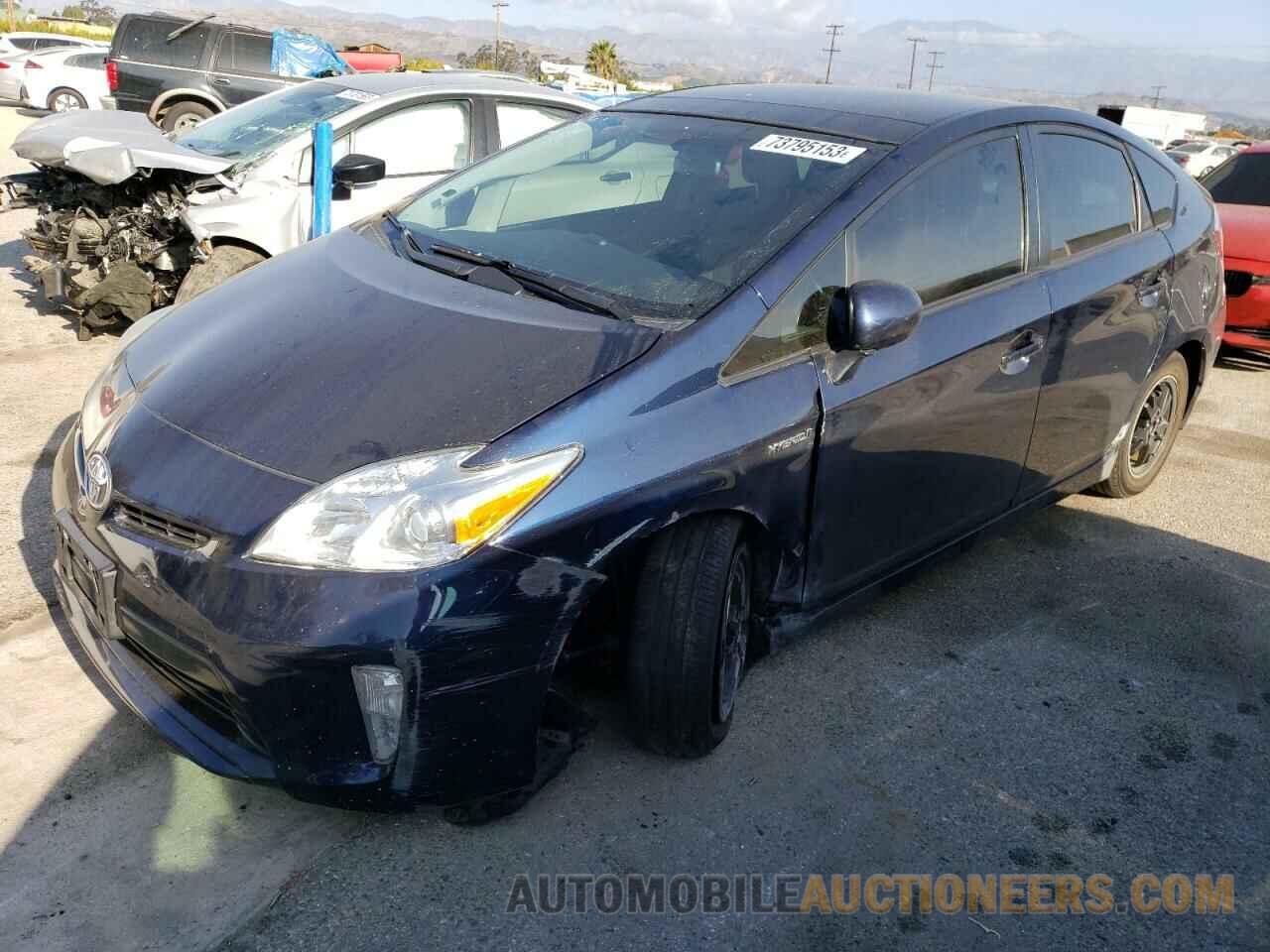 JTDKN3DU4F0455791 TOYOTA PRIUS 2015