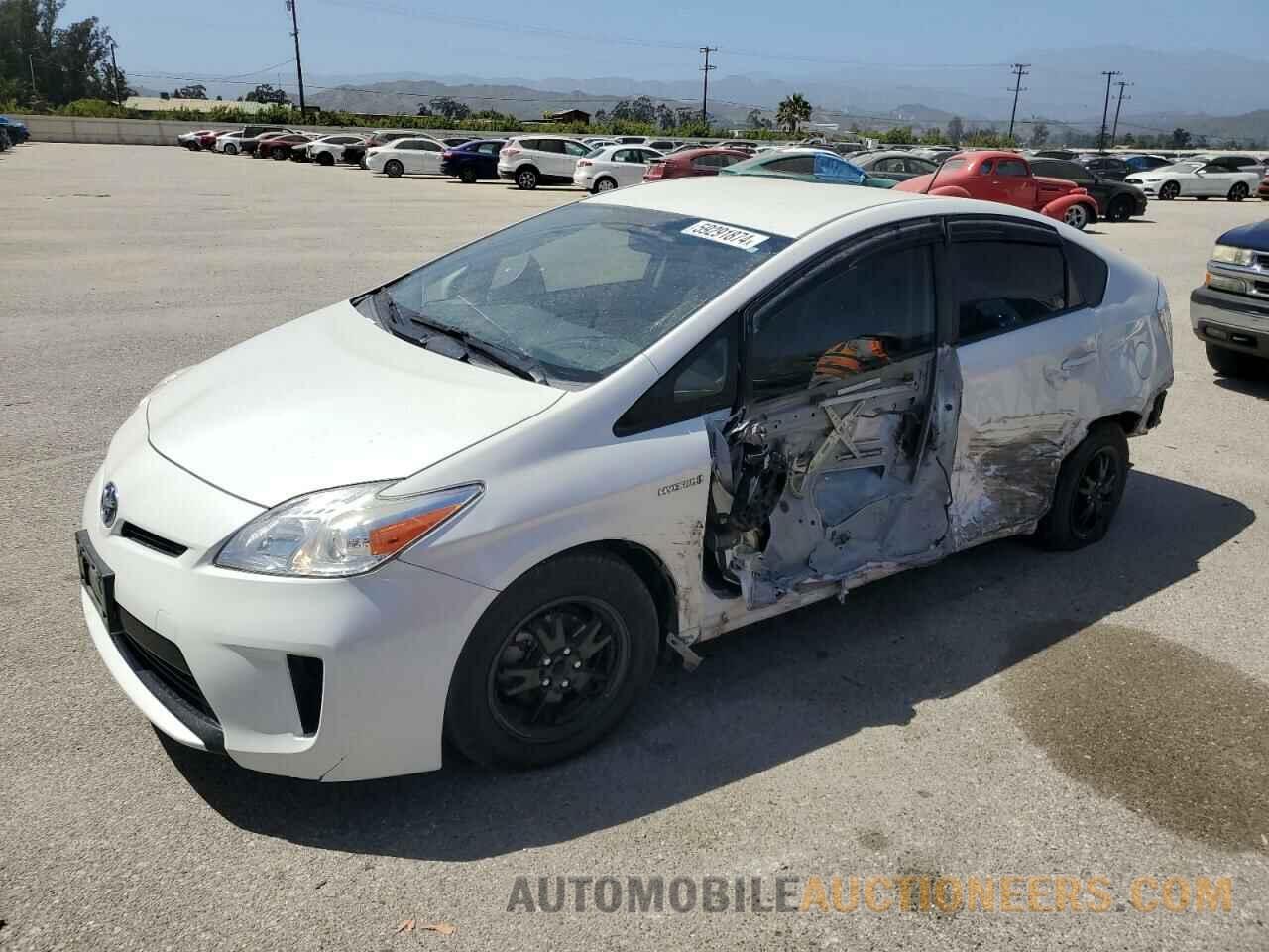 JTDKN3DU4F0466998 TOYOTA PRIUS 2015