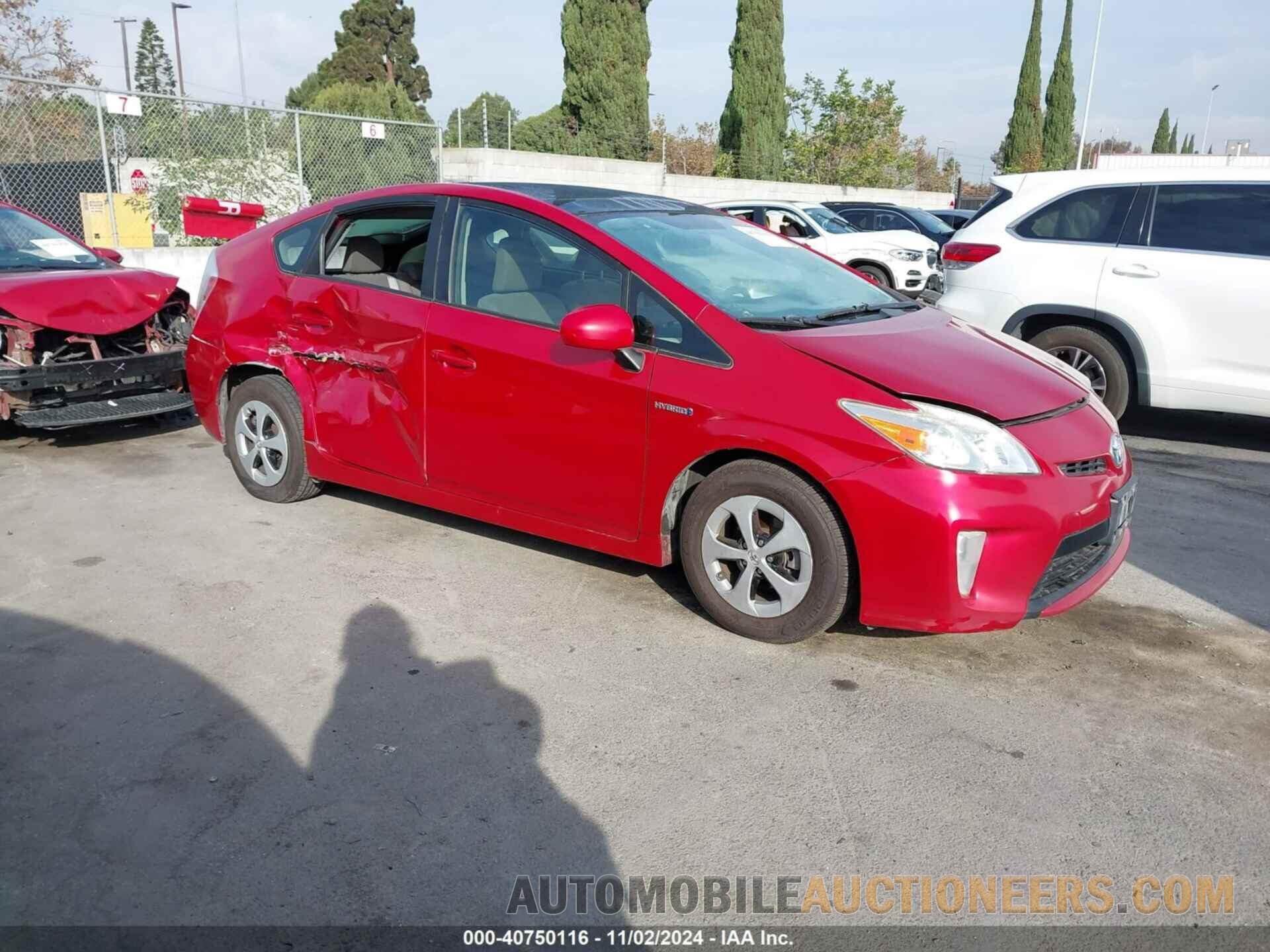 JTDKN3DU4F0472784 TOYOTA PRIUS 2015