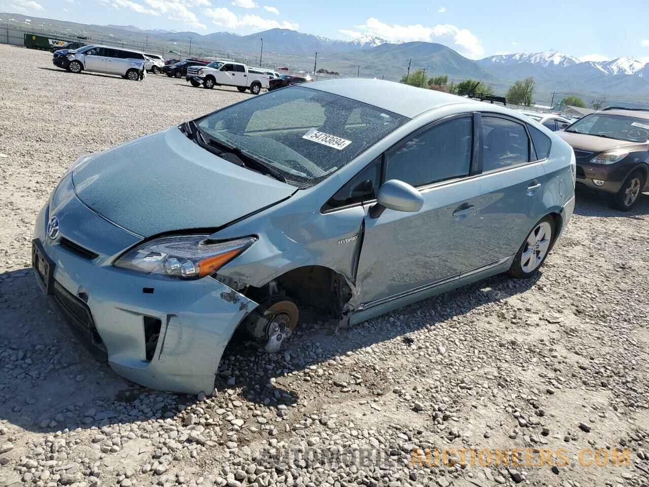 JTDKN3DU4F1897514 TOYOTA PRIUS 2015