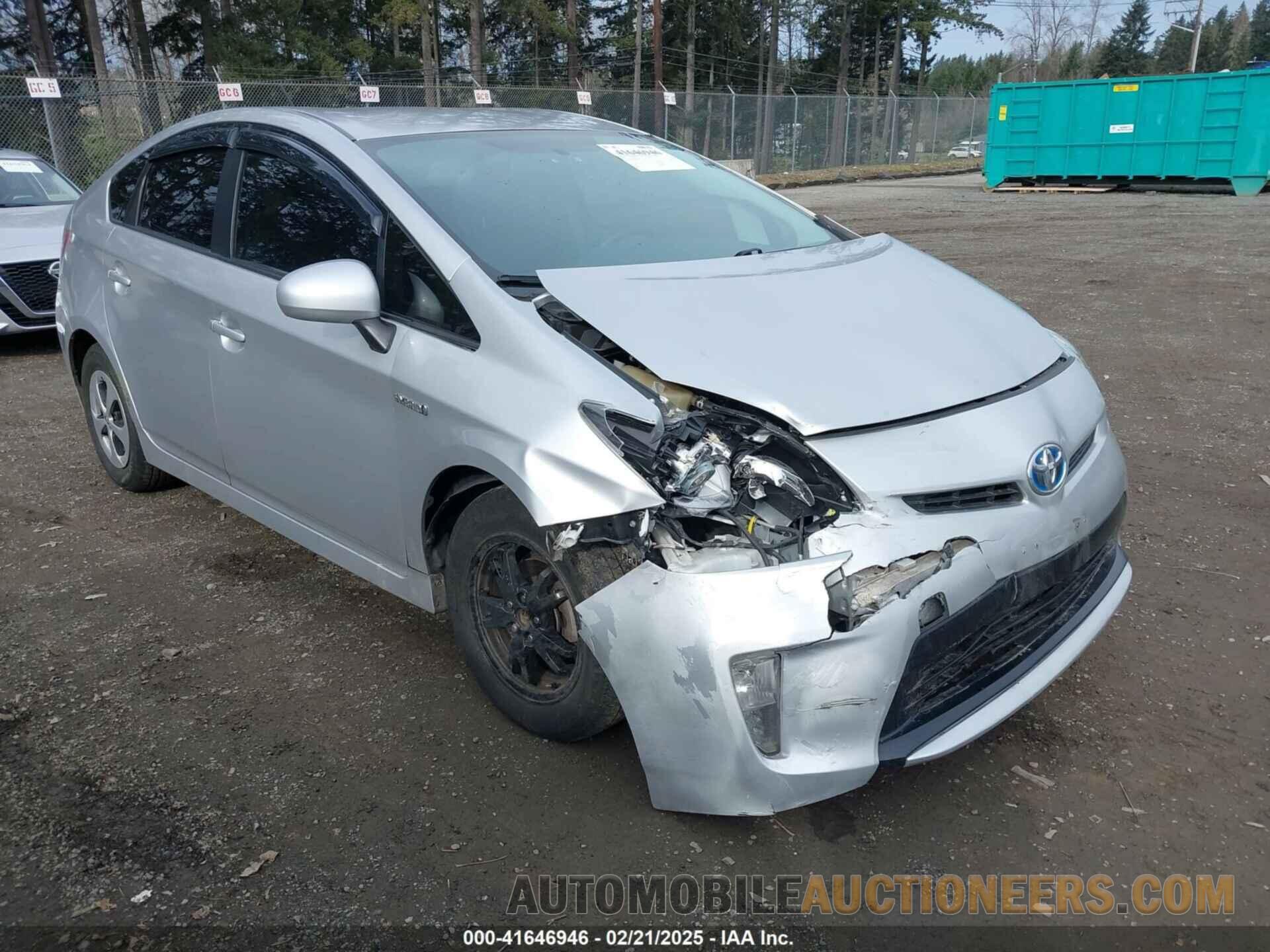 JTDKN3DU4F1905479 TOYOTA PRIUS 2015