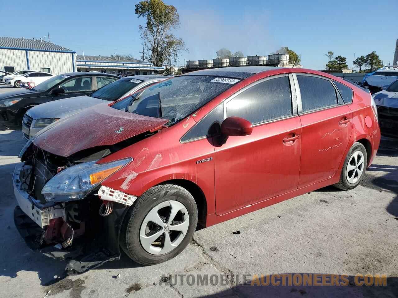 JTDKN3DU4F1905742 TOYOTA PRIUS 2015