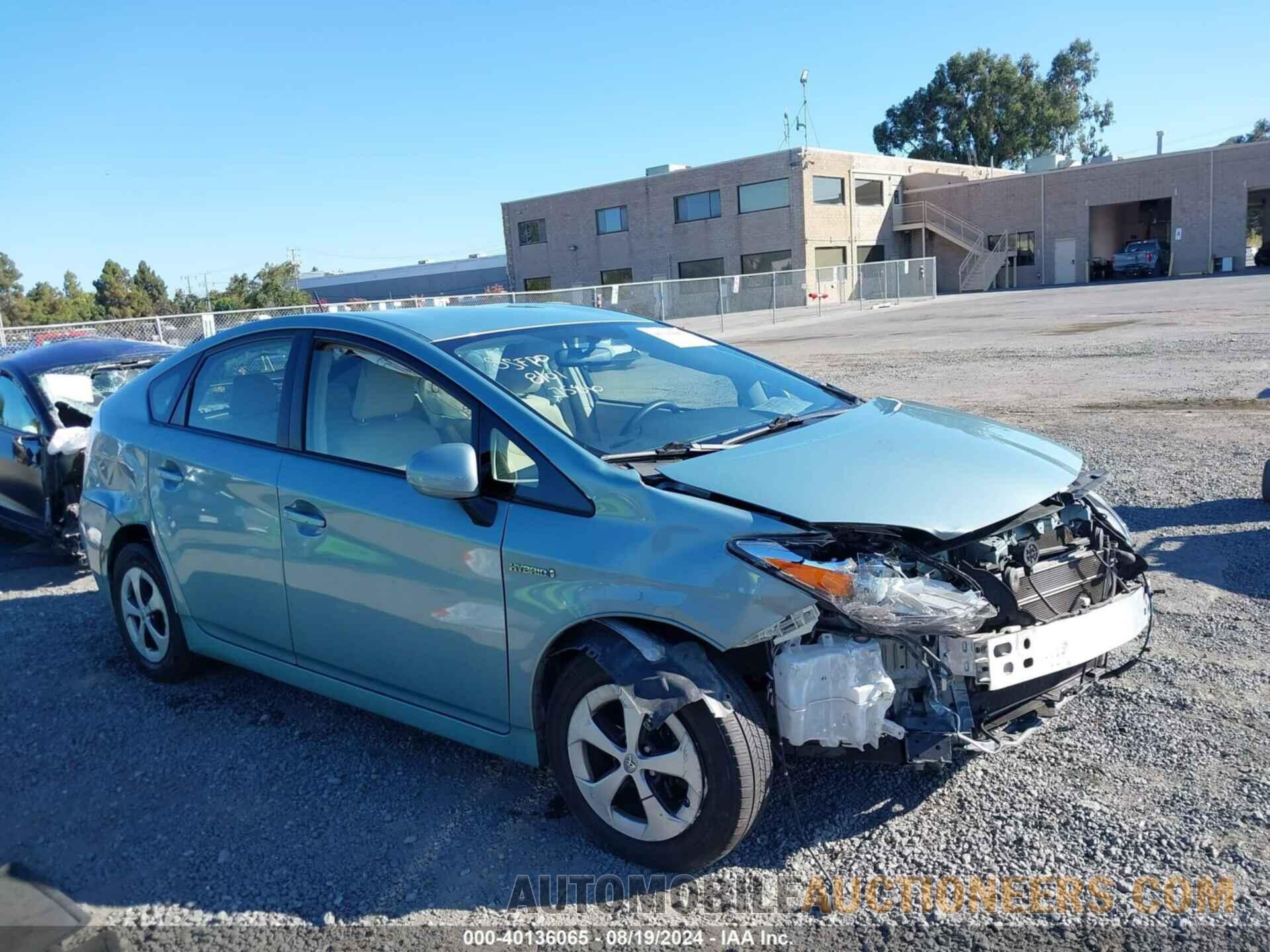 JTDKN3DU4F1907586 TOYOTA PRIUS 2015