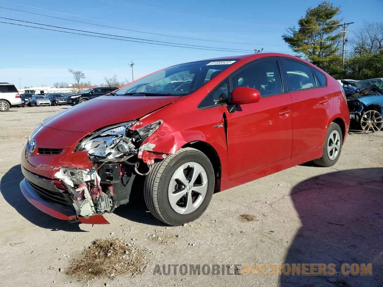 JTDKN3DU4F1944072 TOYOTA PRIUS 2015