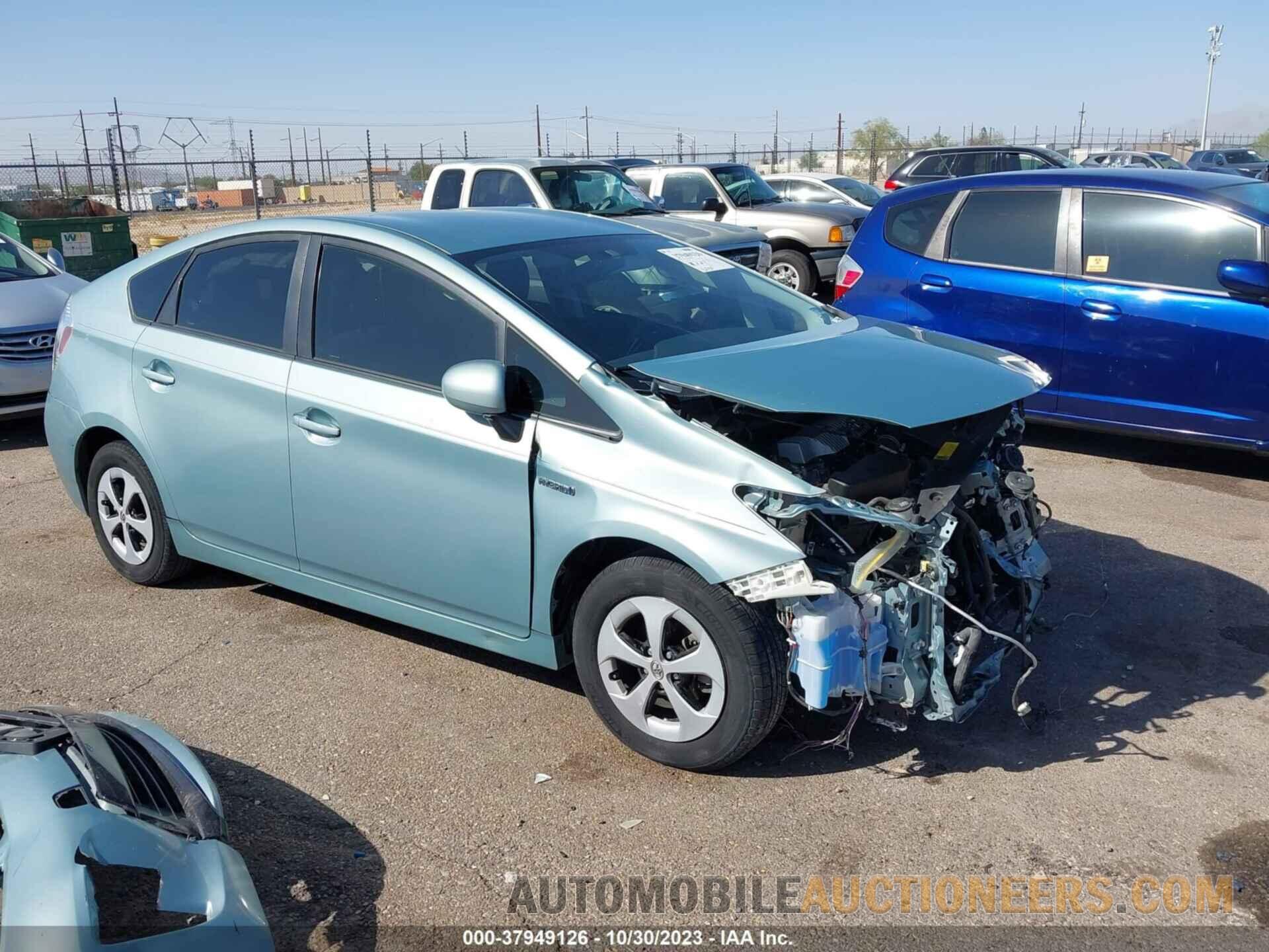 JTDKN3DU4F1949868 TOYOTA PRIUS 2015