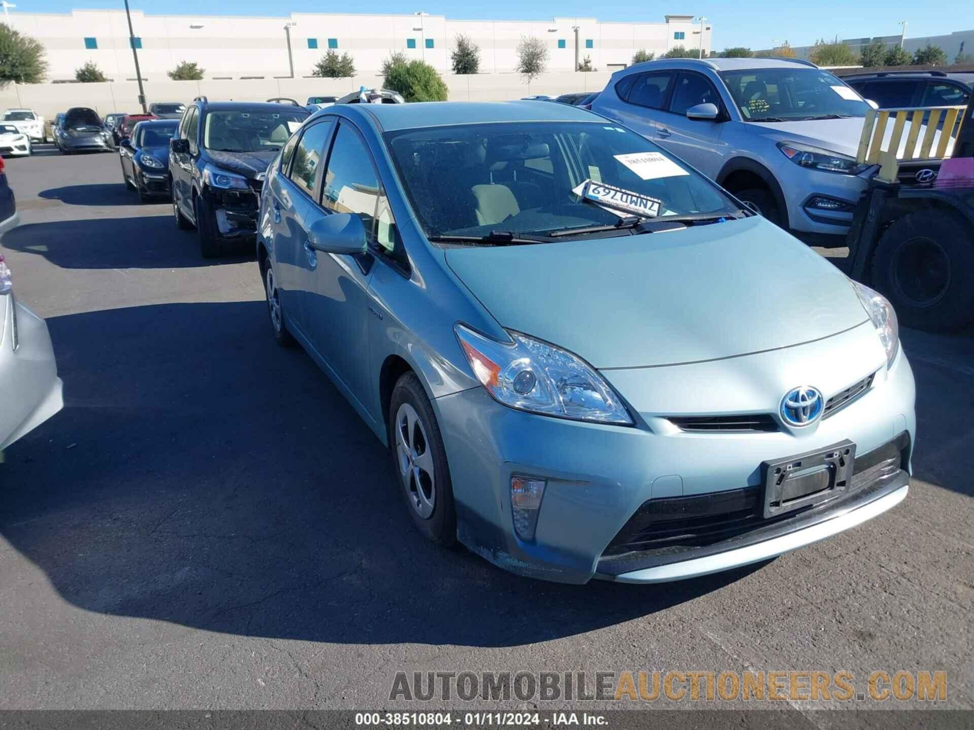 JTDKN3DU4F1978593 TOYOTA PRIUS 2015