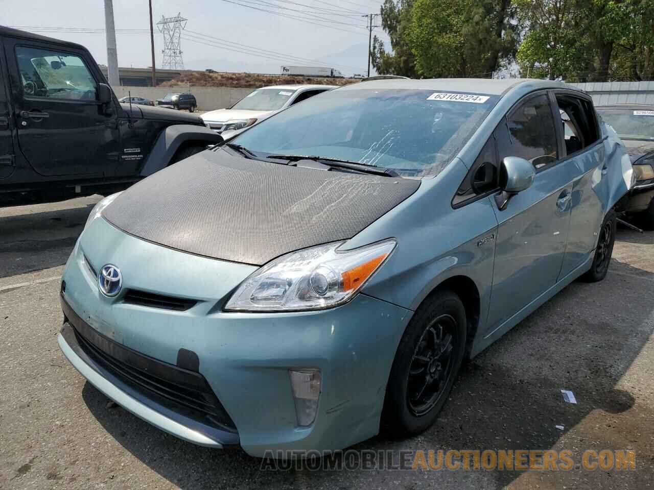 JTDKN3DU4F1984166 TOYOTA PRIUS 2015