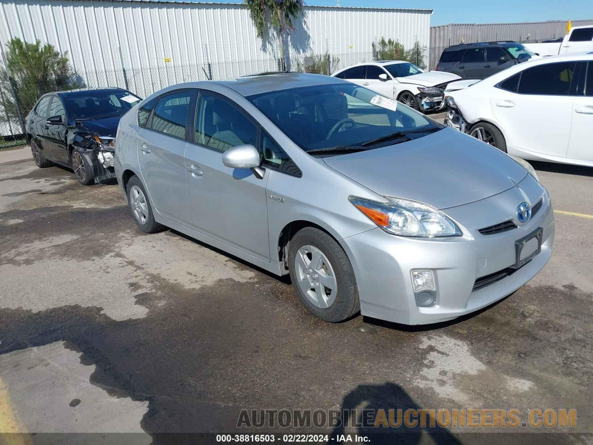 JTDKN3DU5B1405549 TOYOTA PRIUS 2011